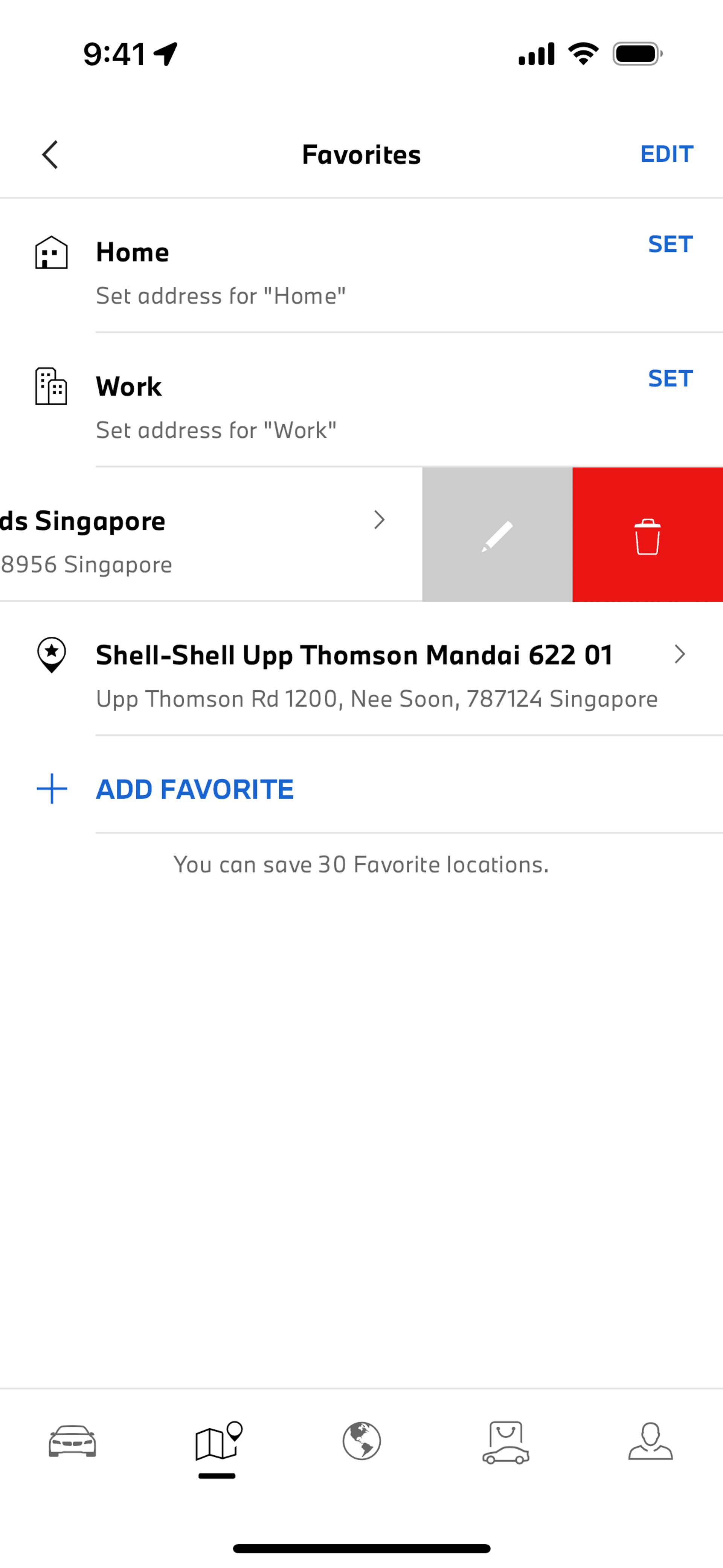 My BMW iOS Travel & Transportation interface screenshot 18