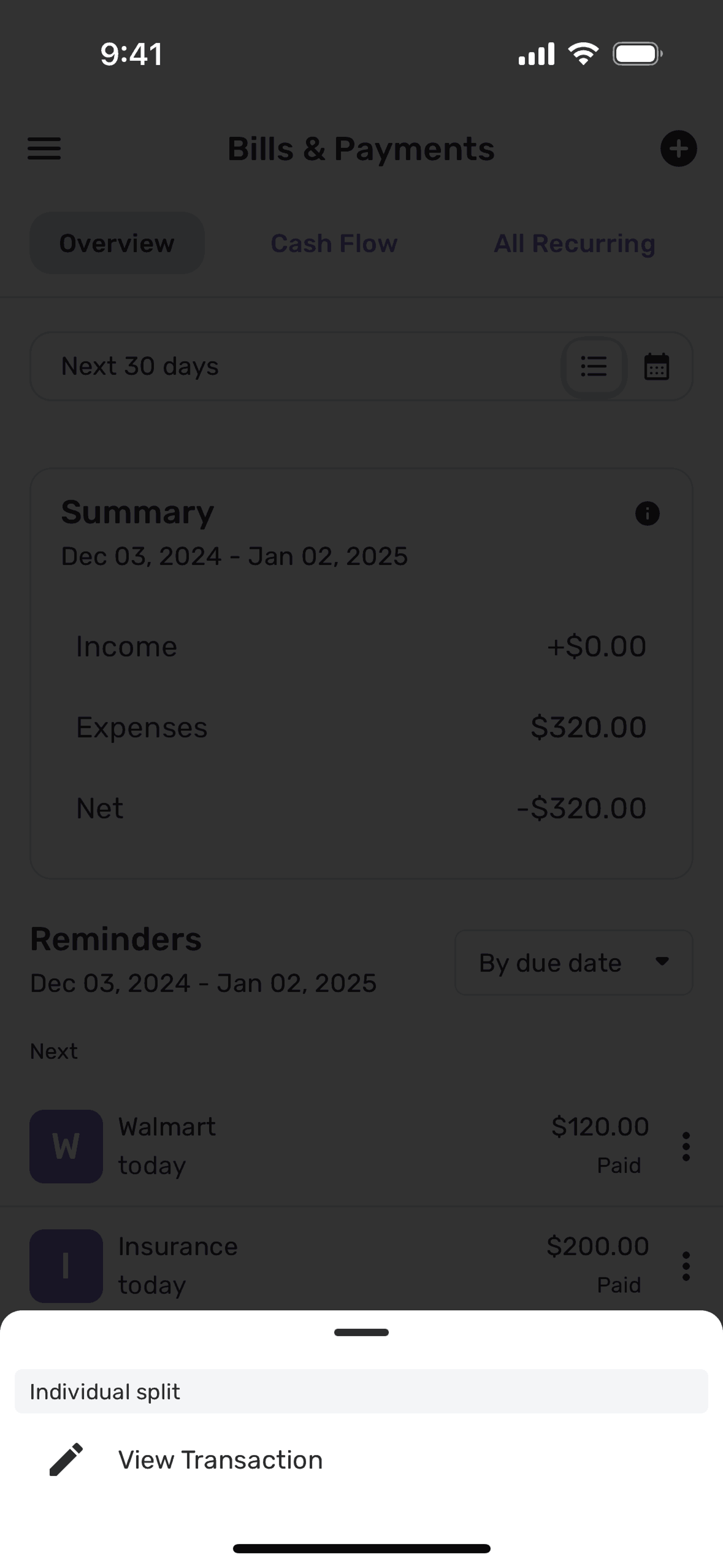 Quicken iOS Finance interface screenshot 13