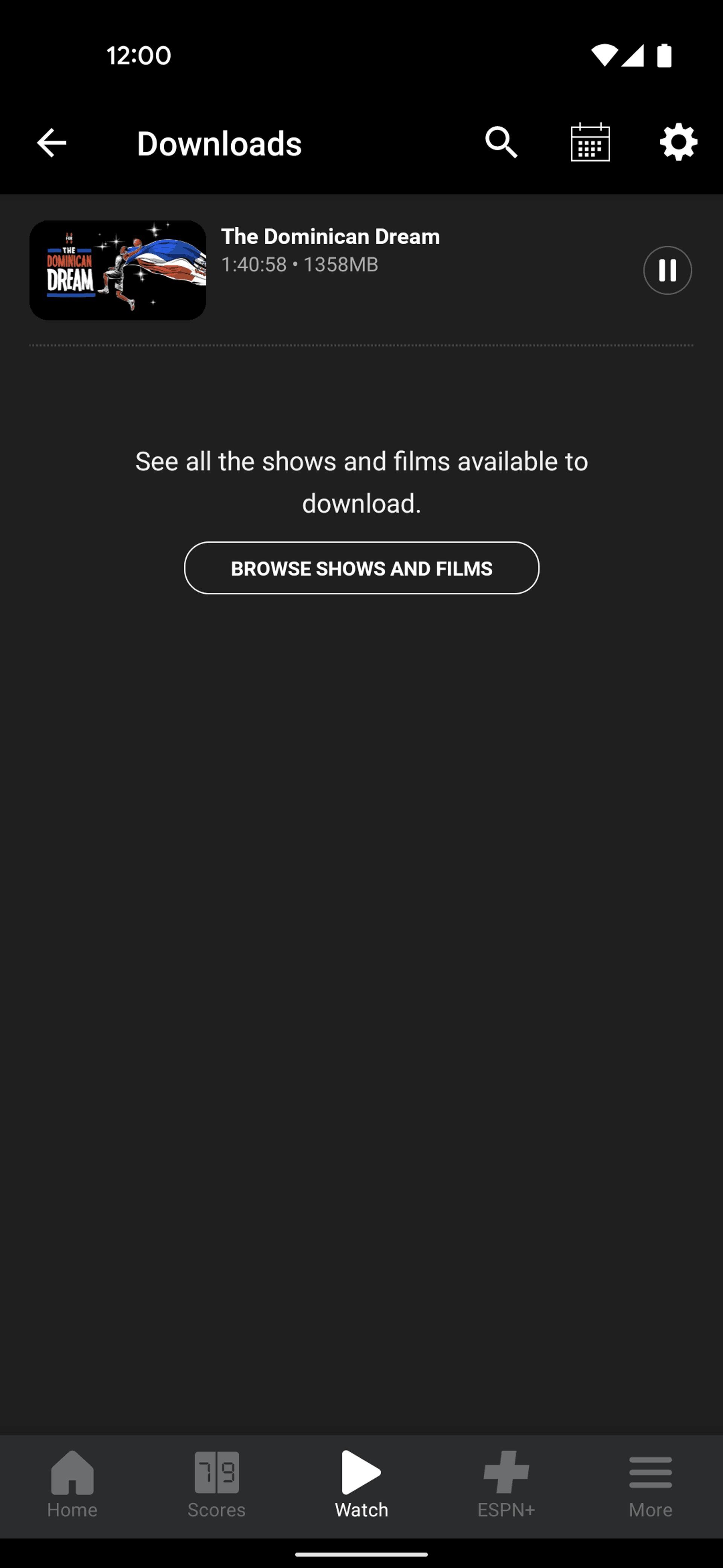 ESPN Android Sports interface screenshot 16