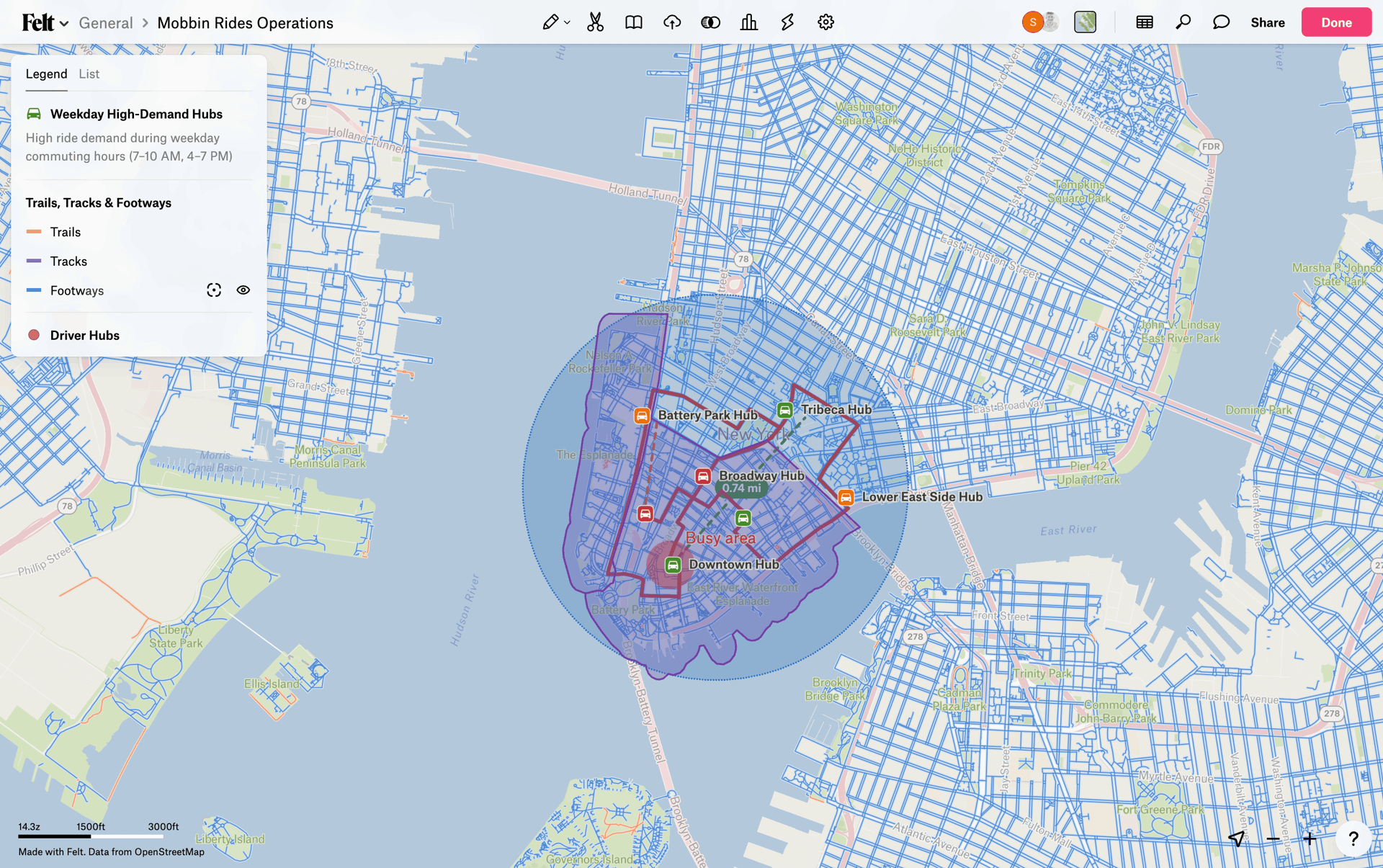 Felt Web mapping interface screenshot 19