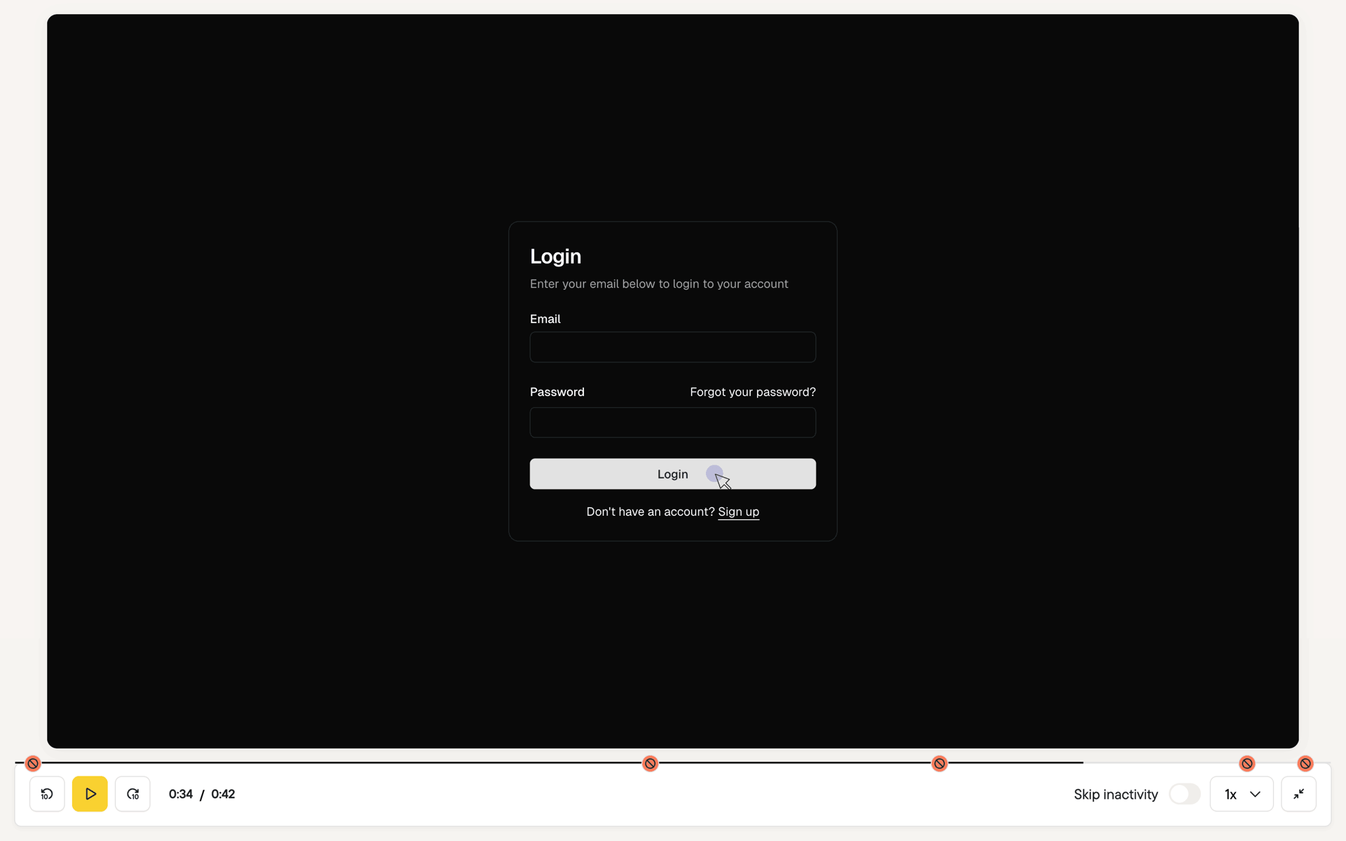 Sprig Web Business interface screenshot 22