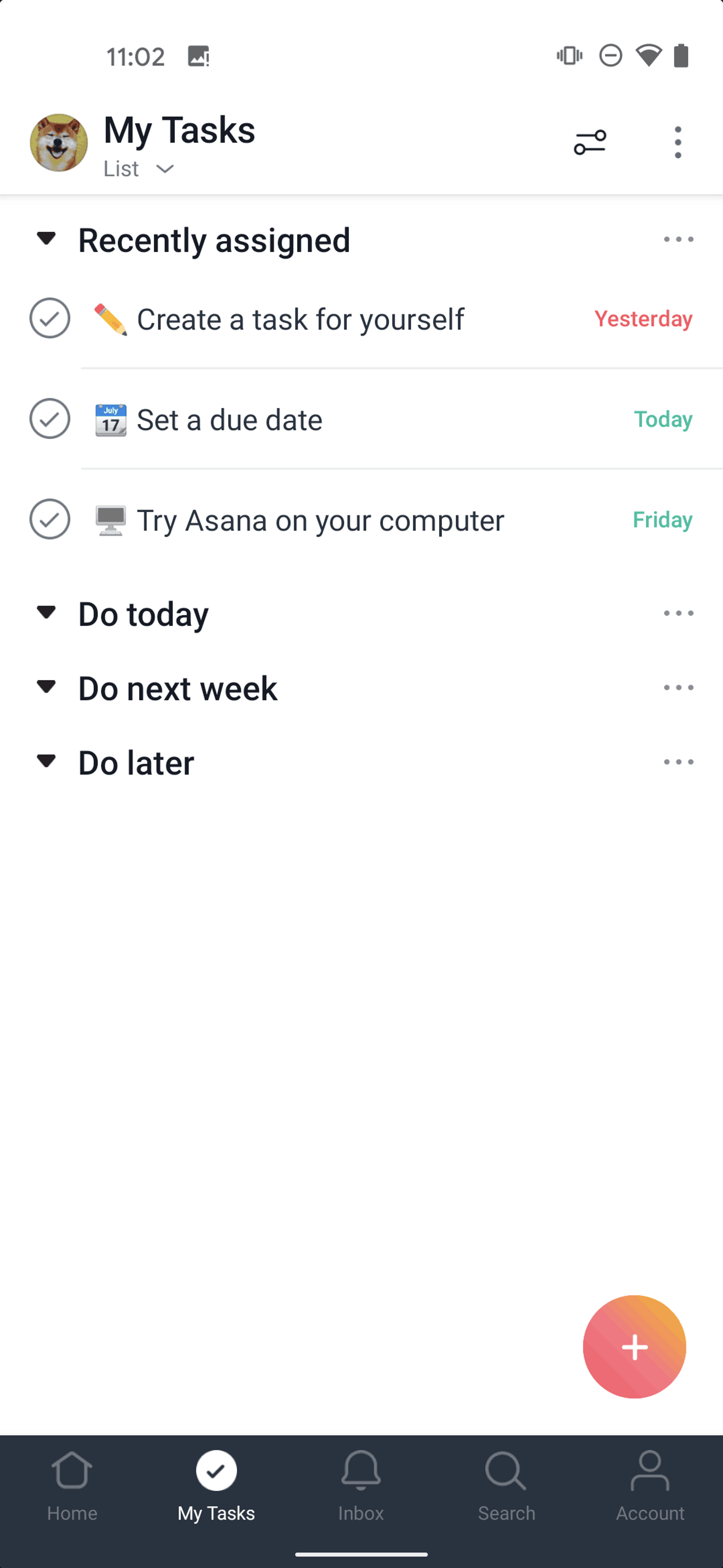Asana Android Business interface screenshot 21