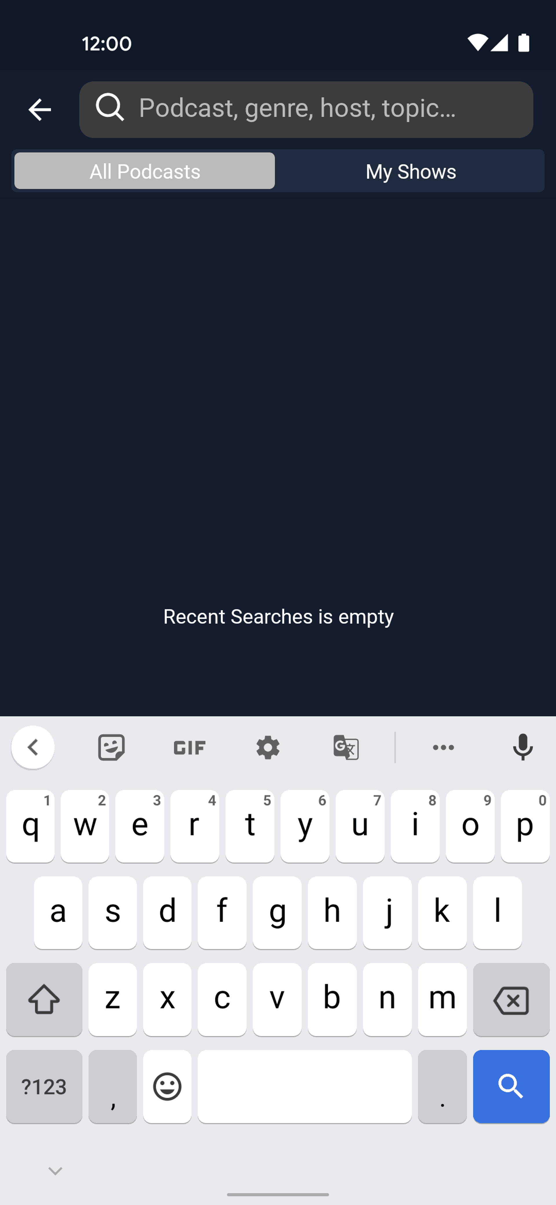 Luminary Android Entertainment interface screenshot 23