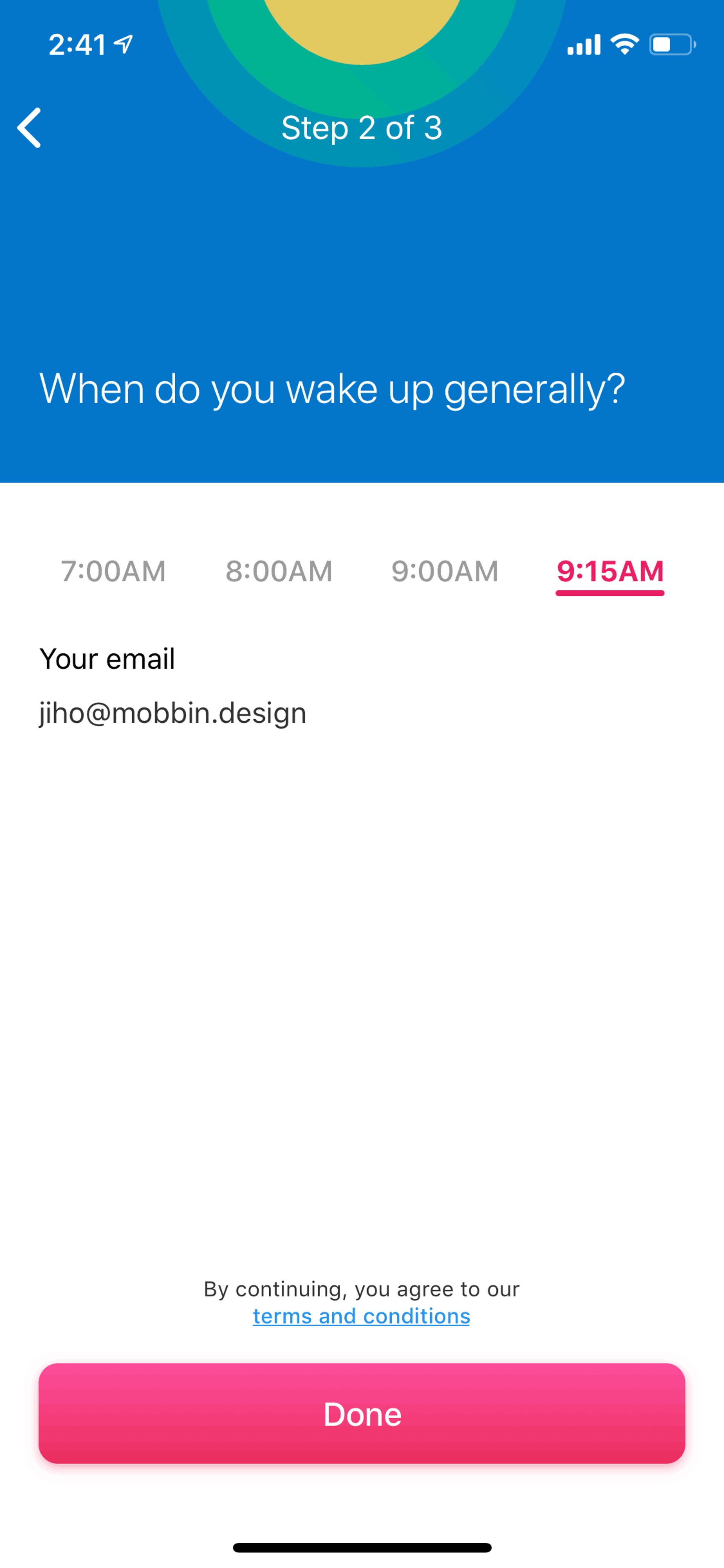 Fabulous iOS Health & Fitness interface screenshot 8