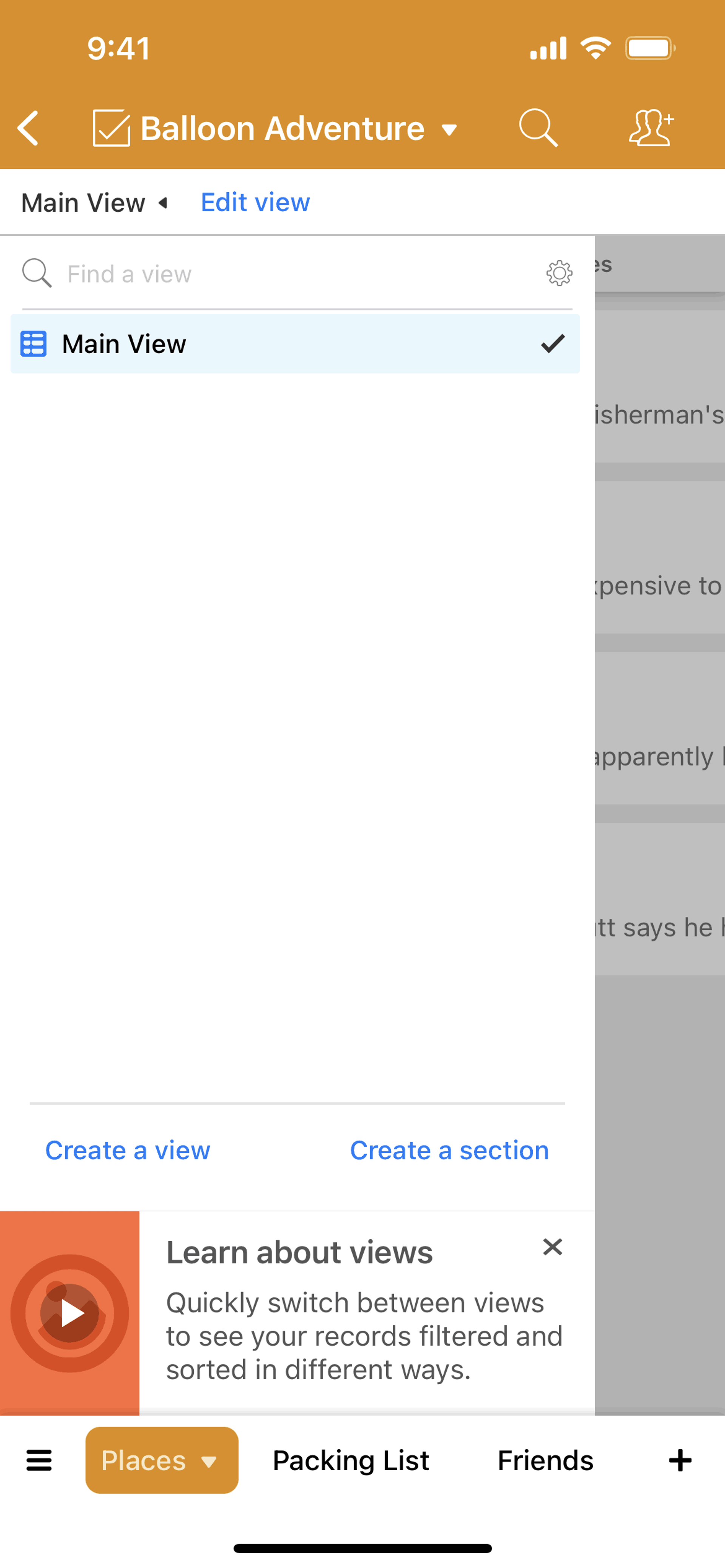 Airtable iOS Productivity interface screenshot 11