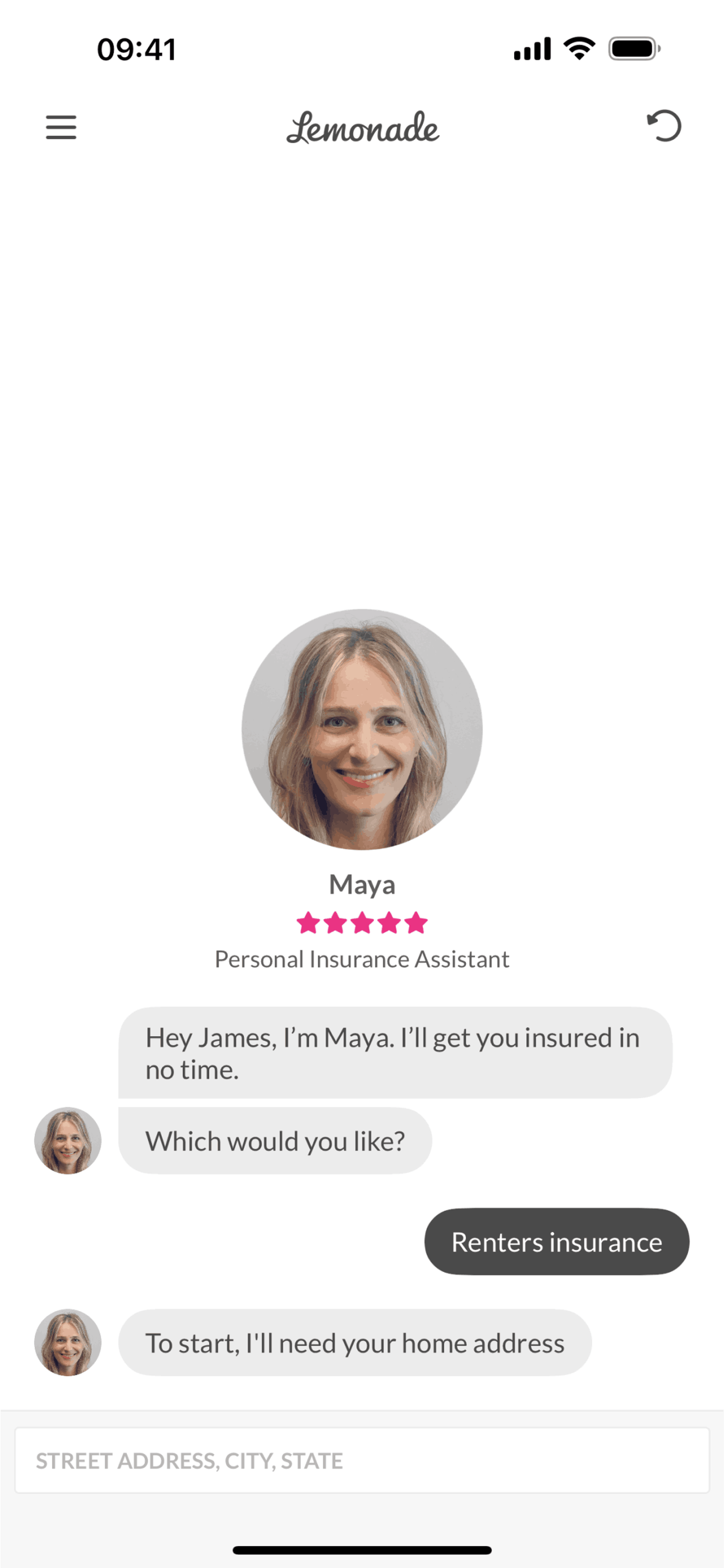 Lemonade Insurance iOS Finance interface screenshot 10