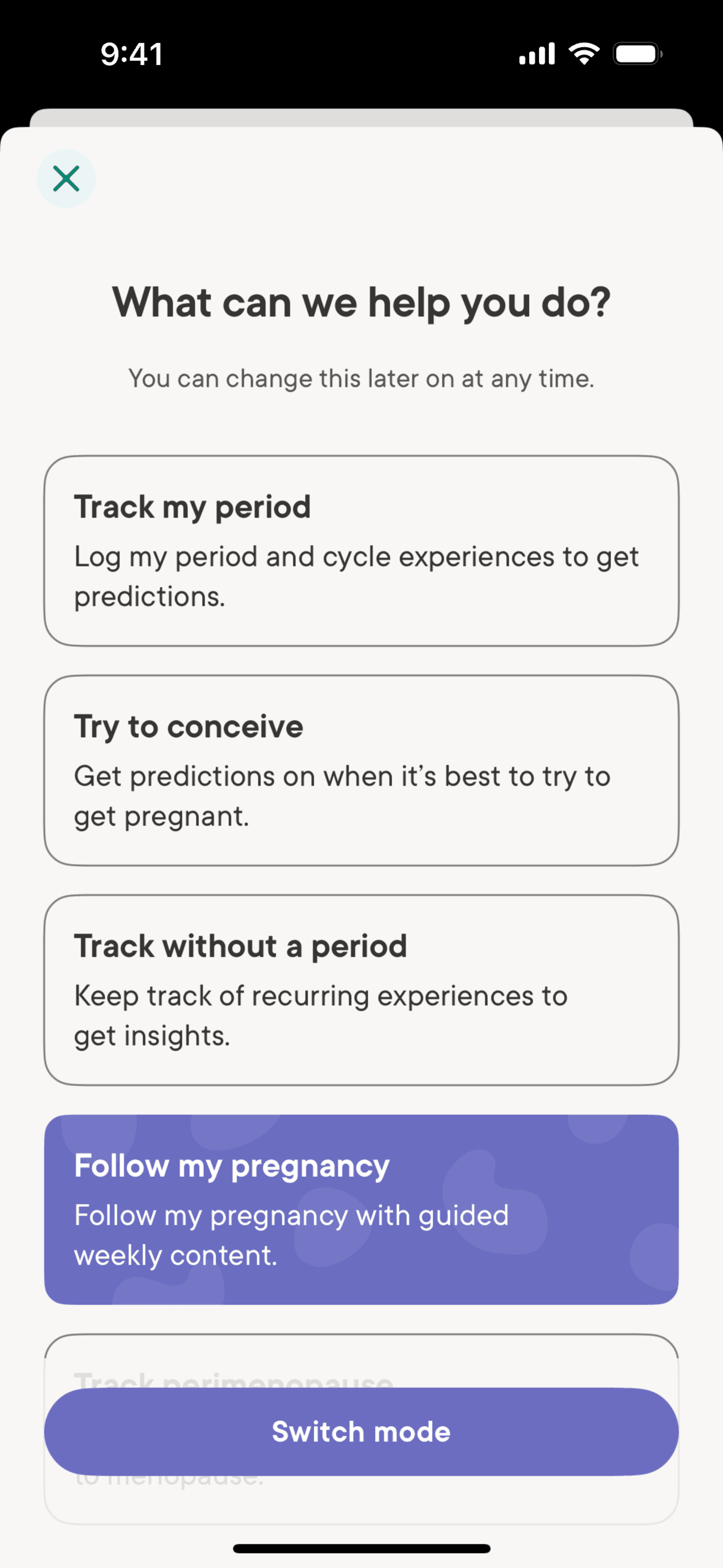 Clue iOS Health & Fitness interface screenshot 19