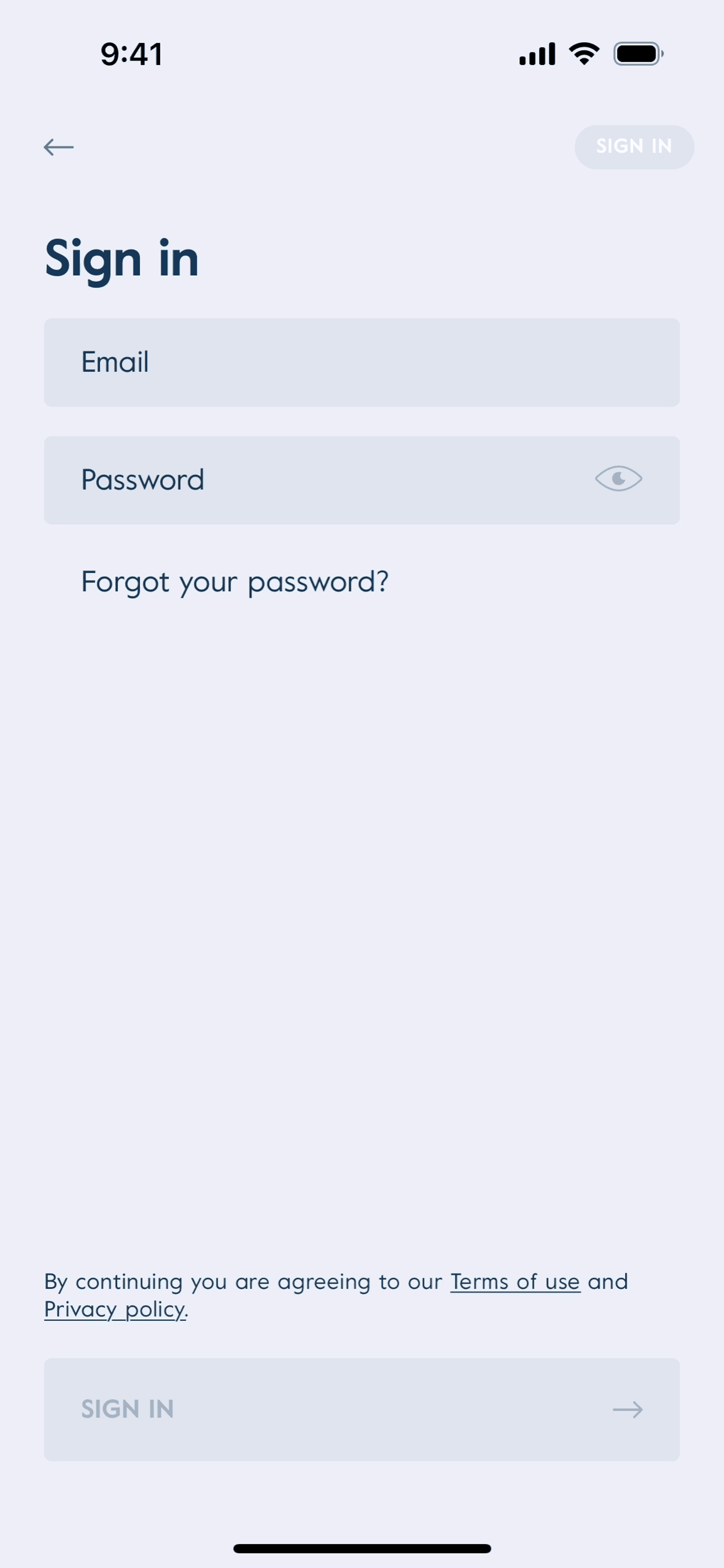 LARQ iOS Lifestyle interface screenshot 21