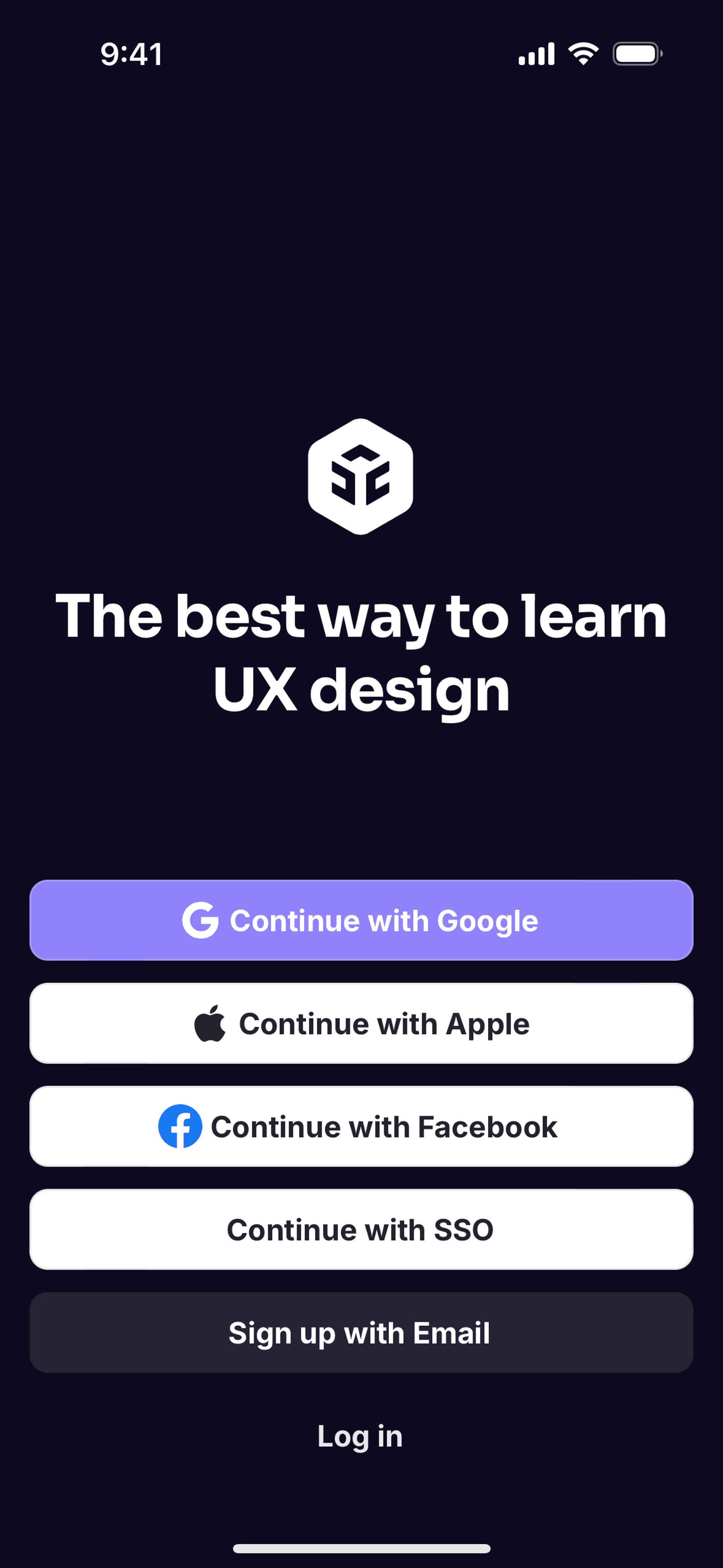 Uxcel Go iOS Education interface screenshot 2
