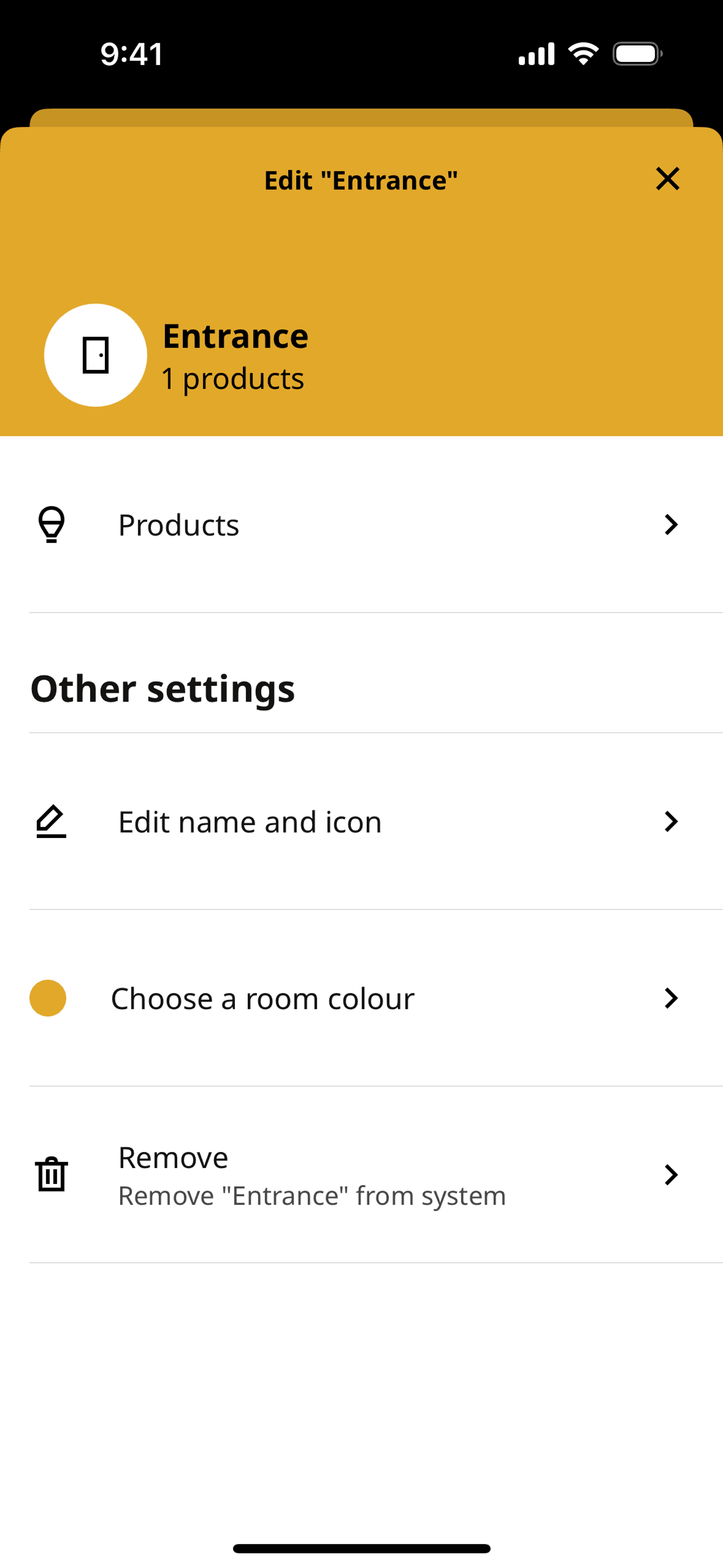 IKEA Home smart iOS Utilities interface screenshot 6