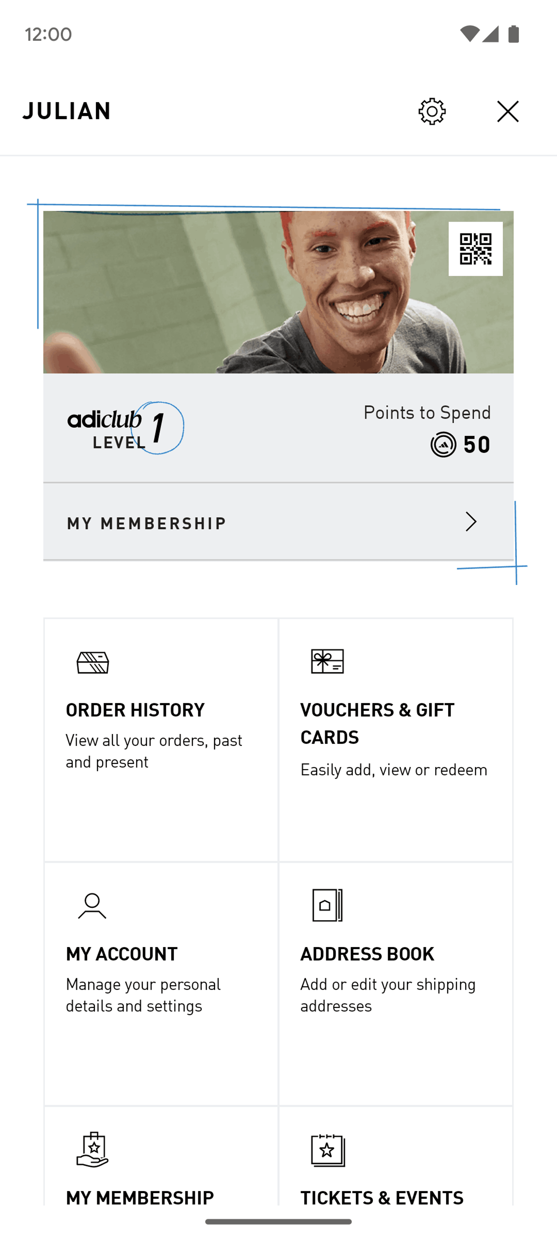 adidas Android Shopping interface screenshot 20