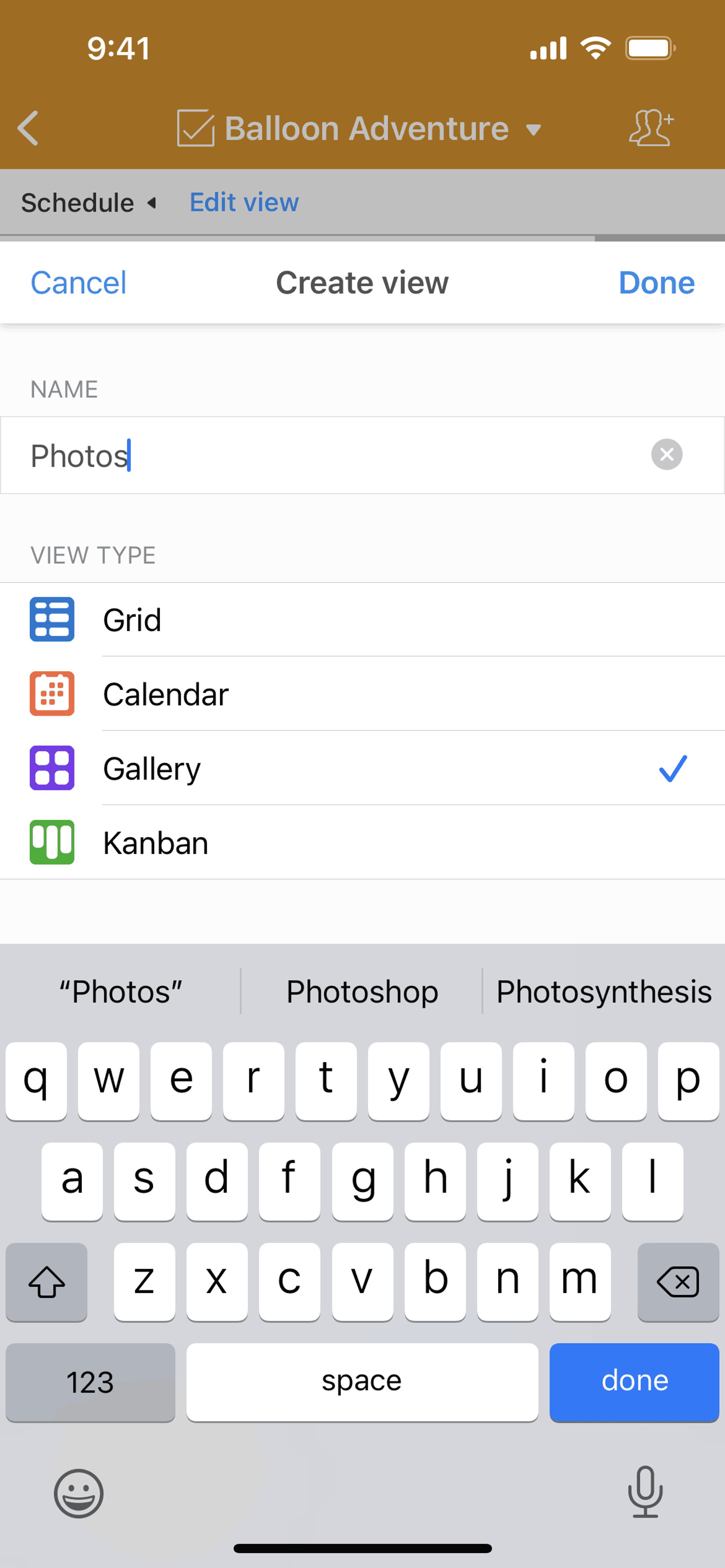 Airtable iOS Productivity interface screenshot 8