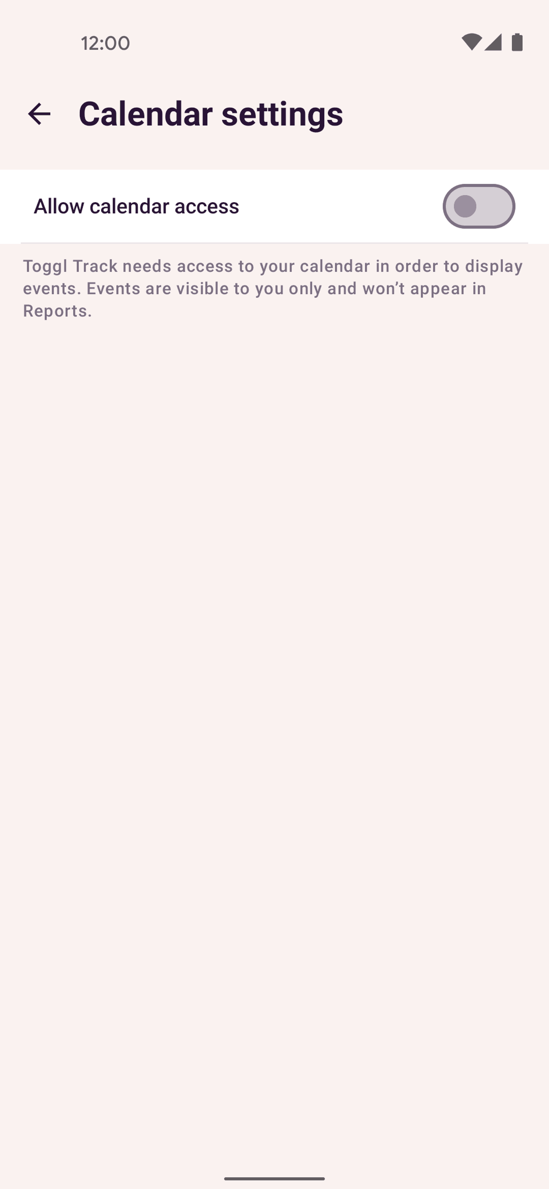 Toggl Track Android Business interface screenshot 21