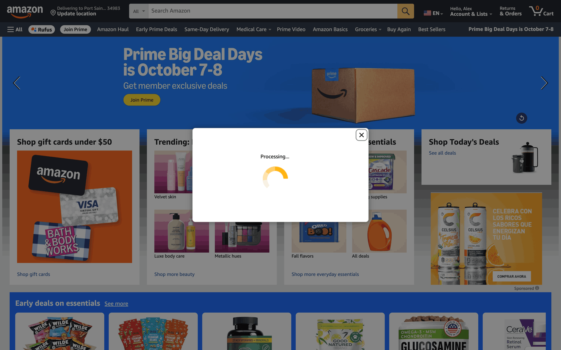 Amazon Web Shopping interface screenshot 15