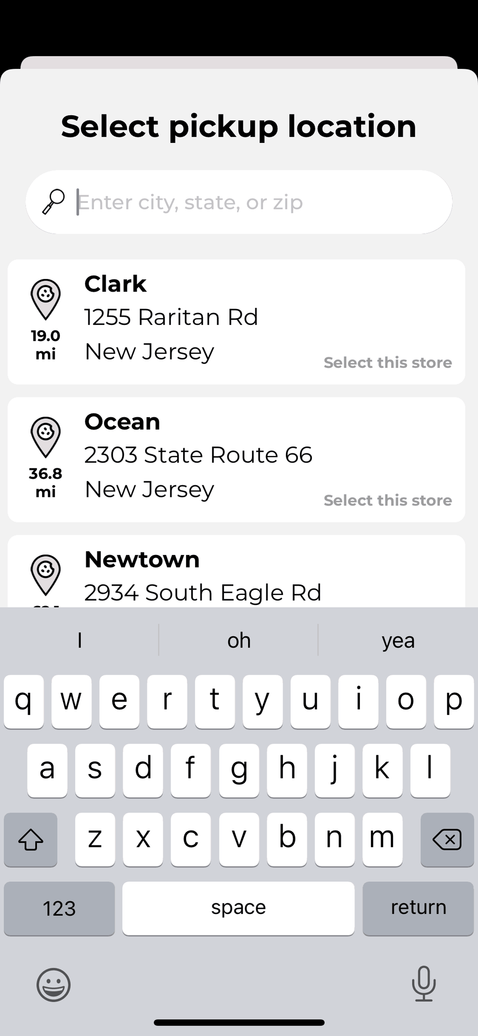 Crumbl Cookies iOS Food & Drink interface screenshot 17