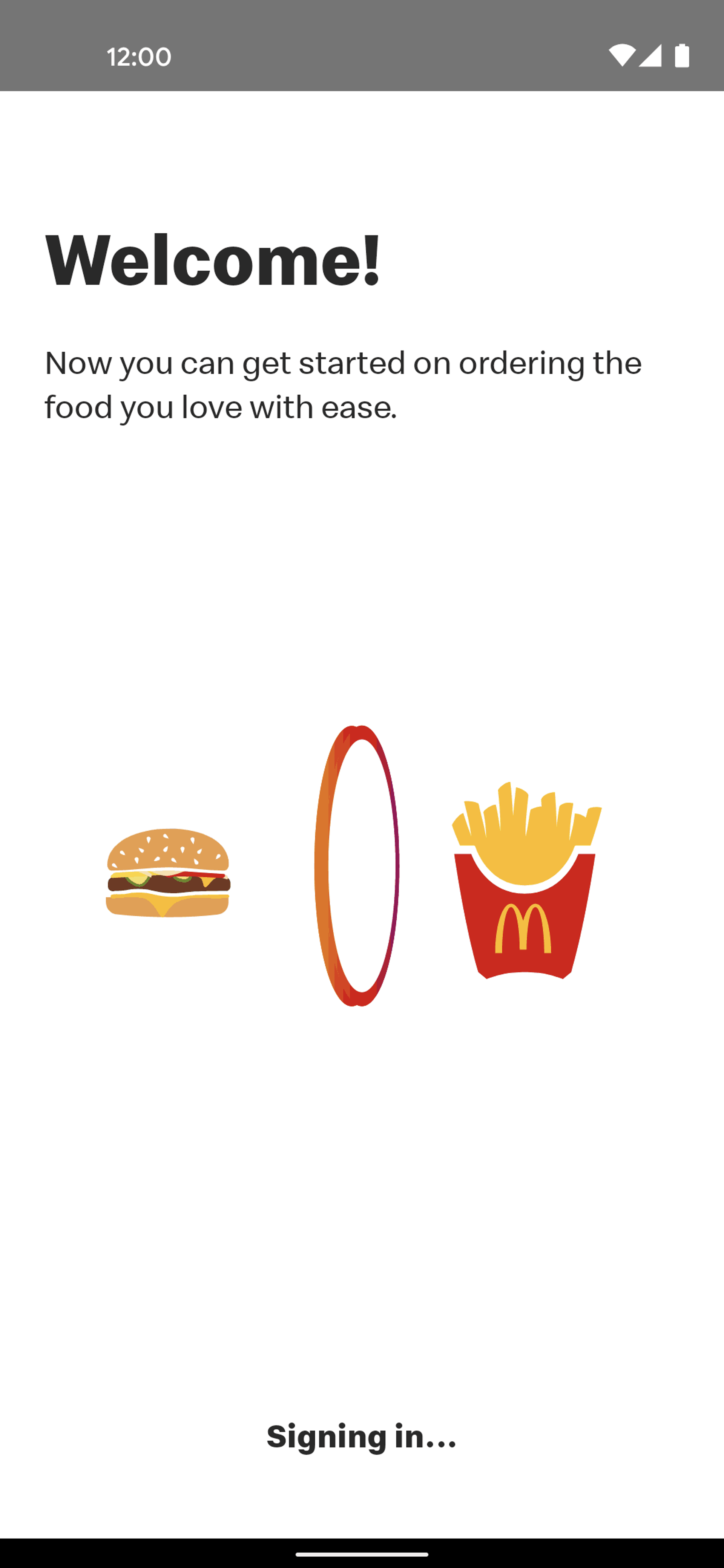 McDonald's Android Food & Drink interface screenshot 13