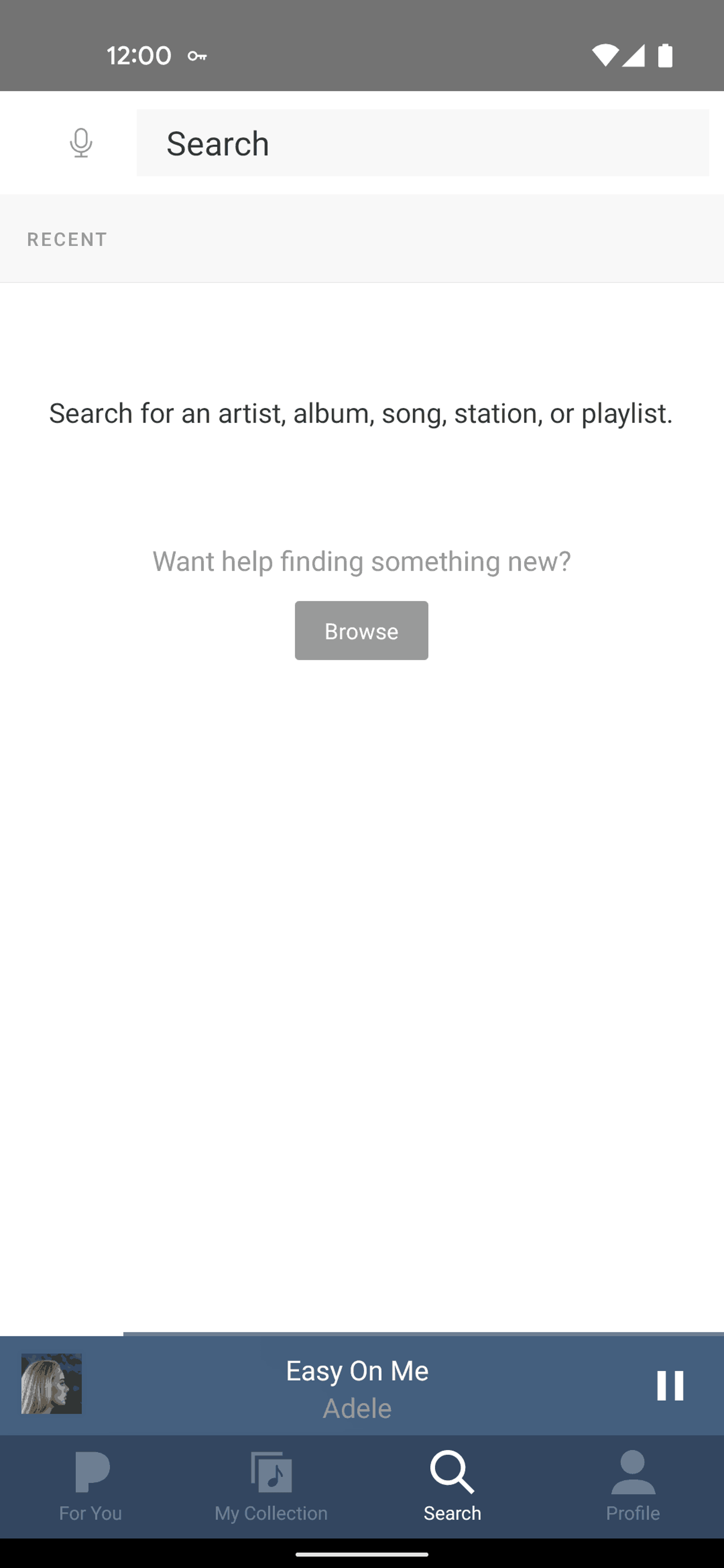 Pandora Android Music & Audio interface screenshot 6