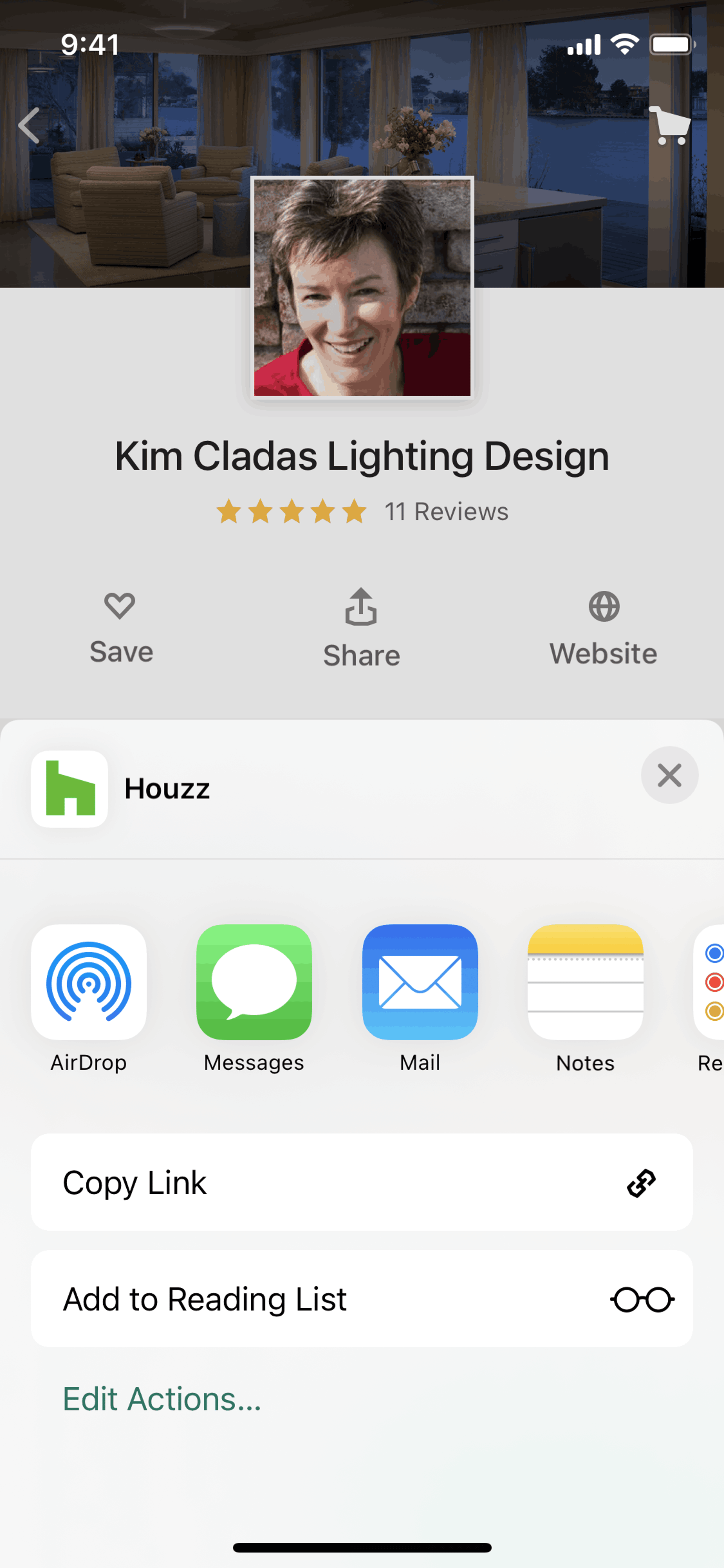 Houzz iOS Real Estate interface screenshot 11