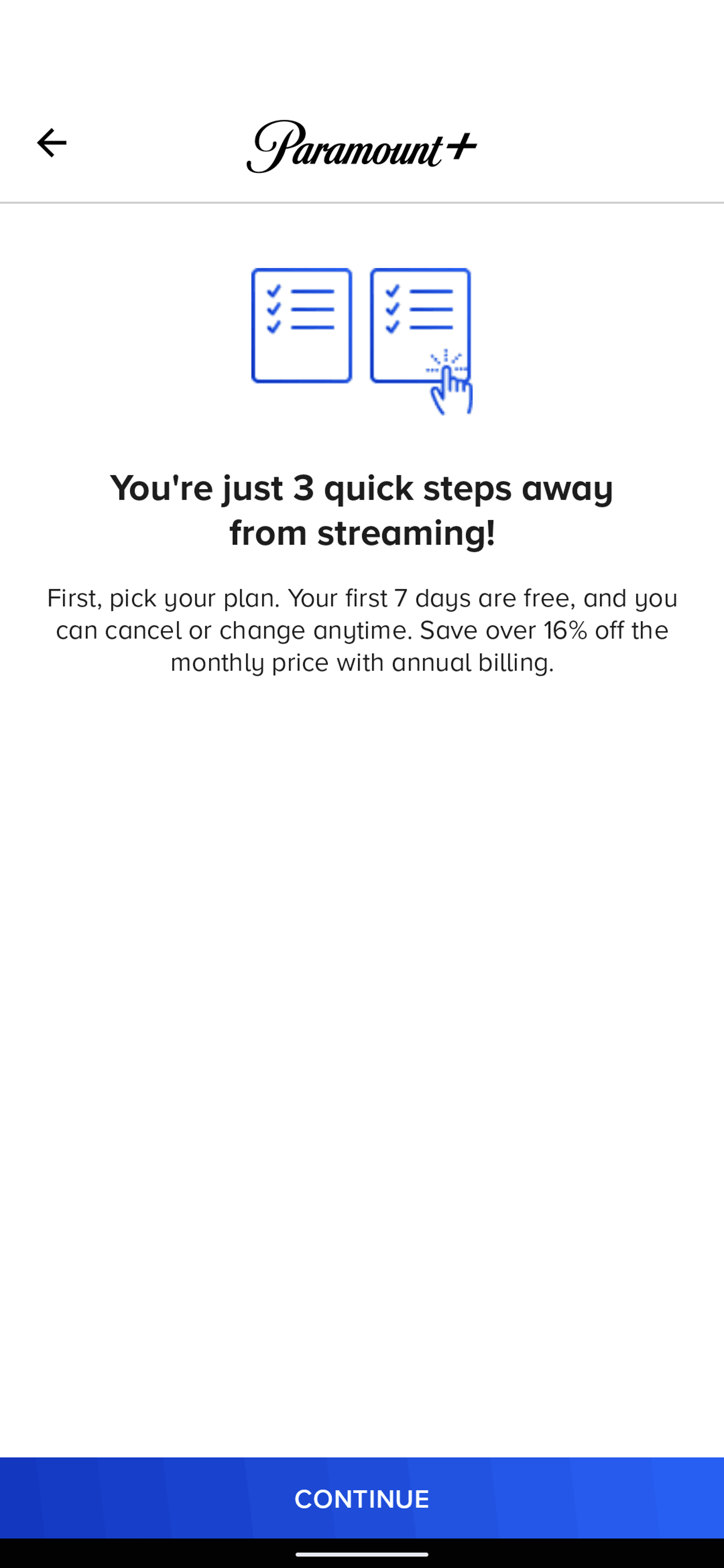 Paramount+ Android Entertainment interface screenshot 6