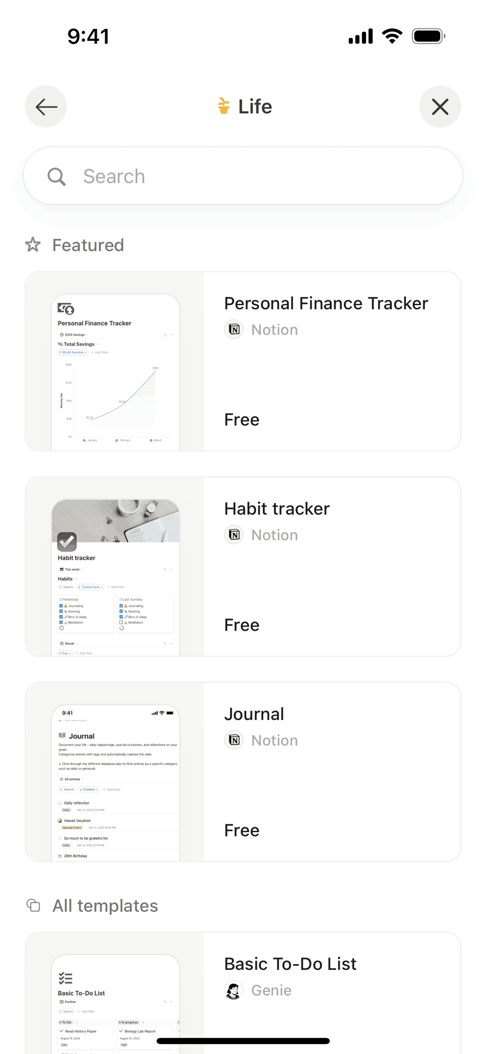 Notion iOS Collaboration interface screenshot 24