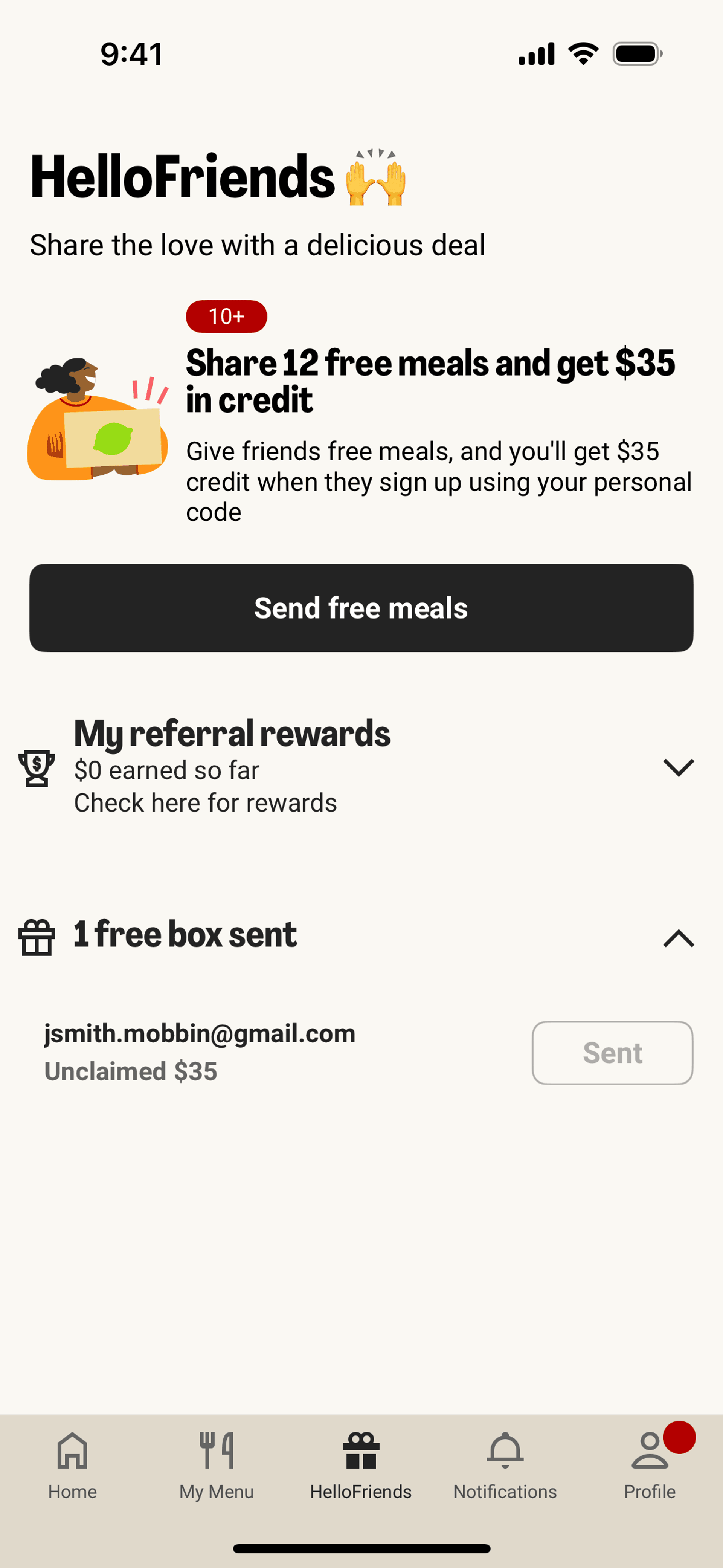 HelloFresh iOS Food & Drink interface screenshot 7