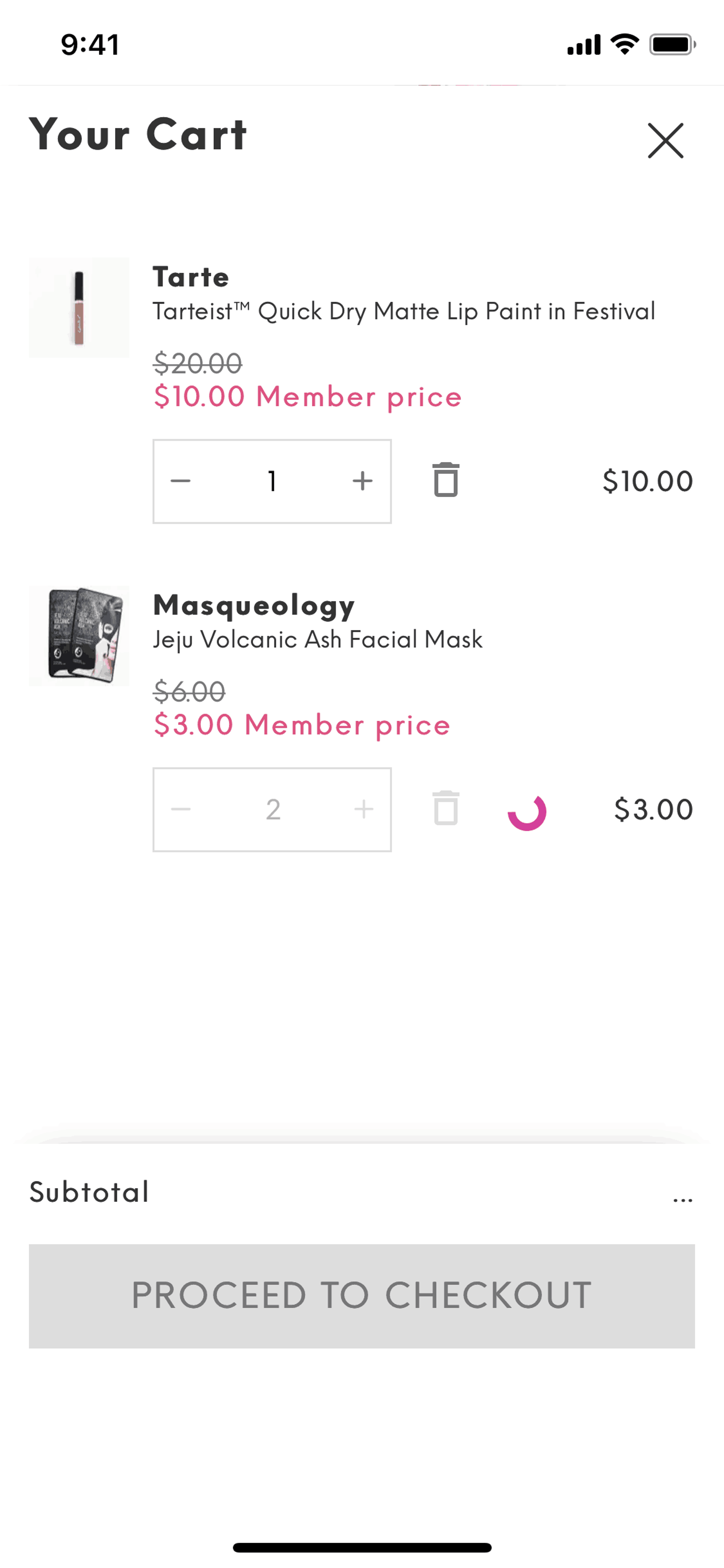 IPSY iOS Shopping interface screenshot 20