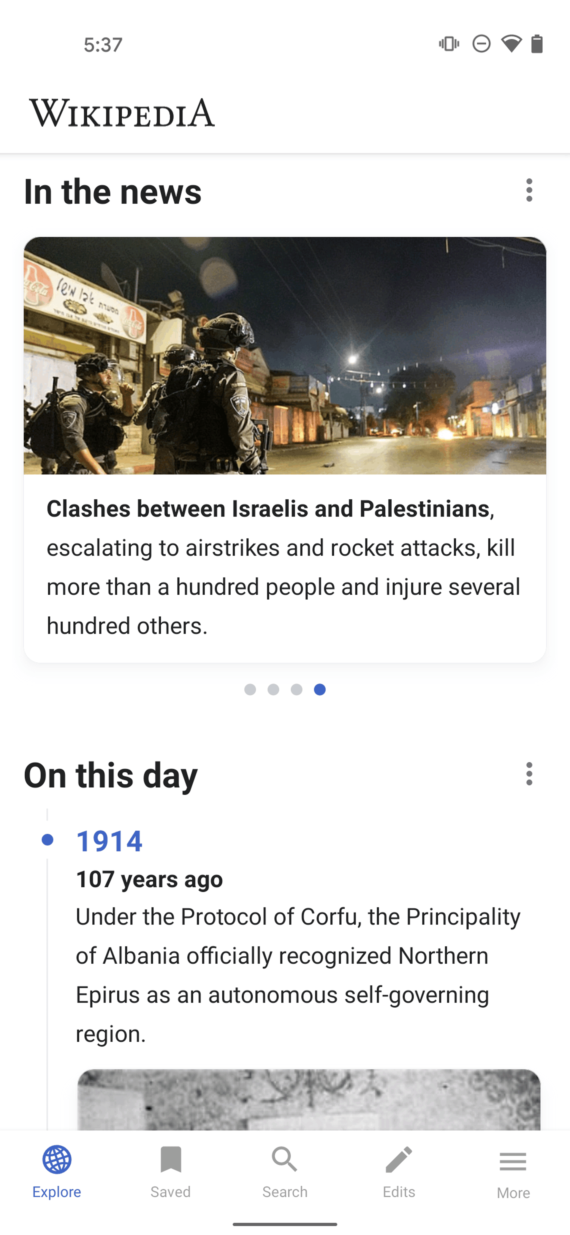 Wikipedia Android Reference interface screenshot 18