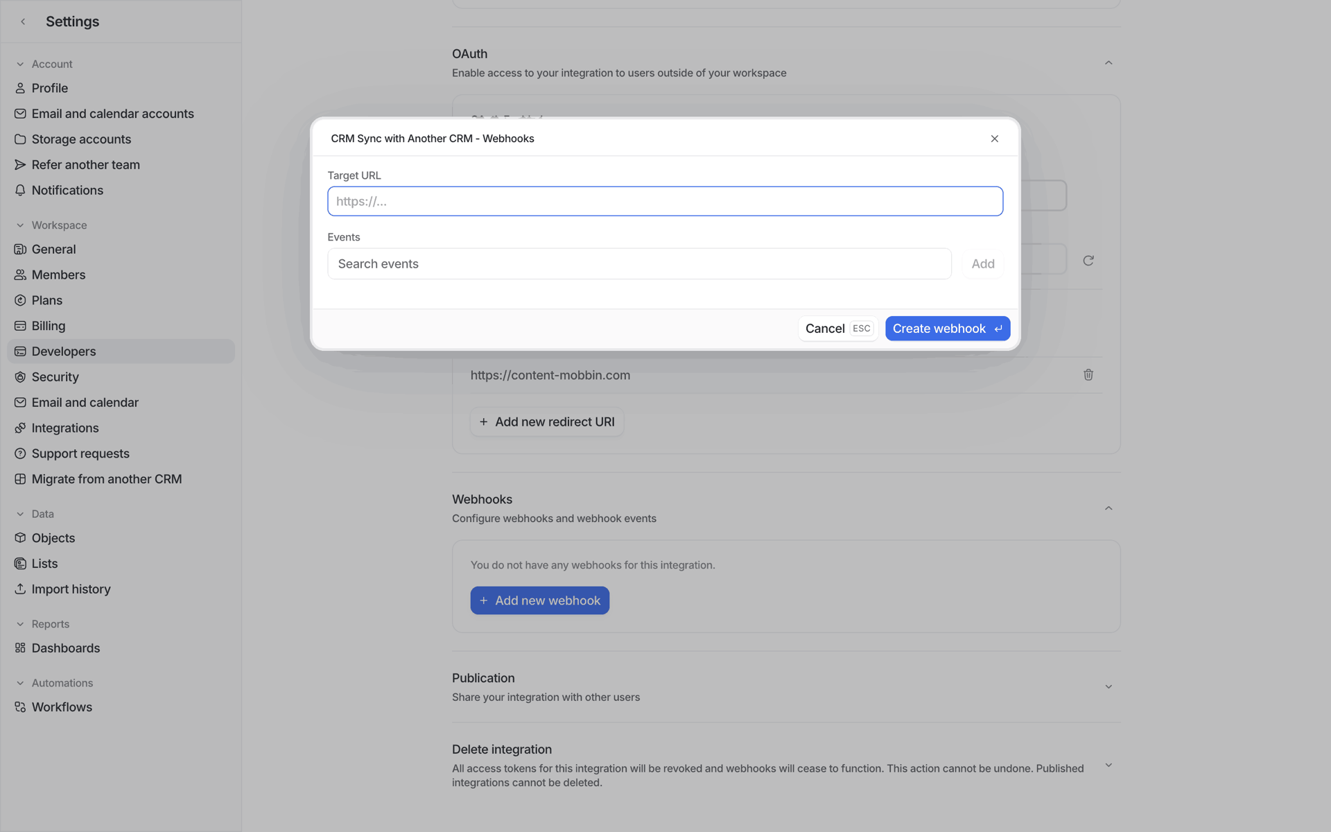 Attio Web UI design screenshot