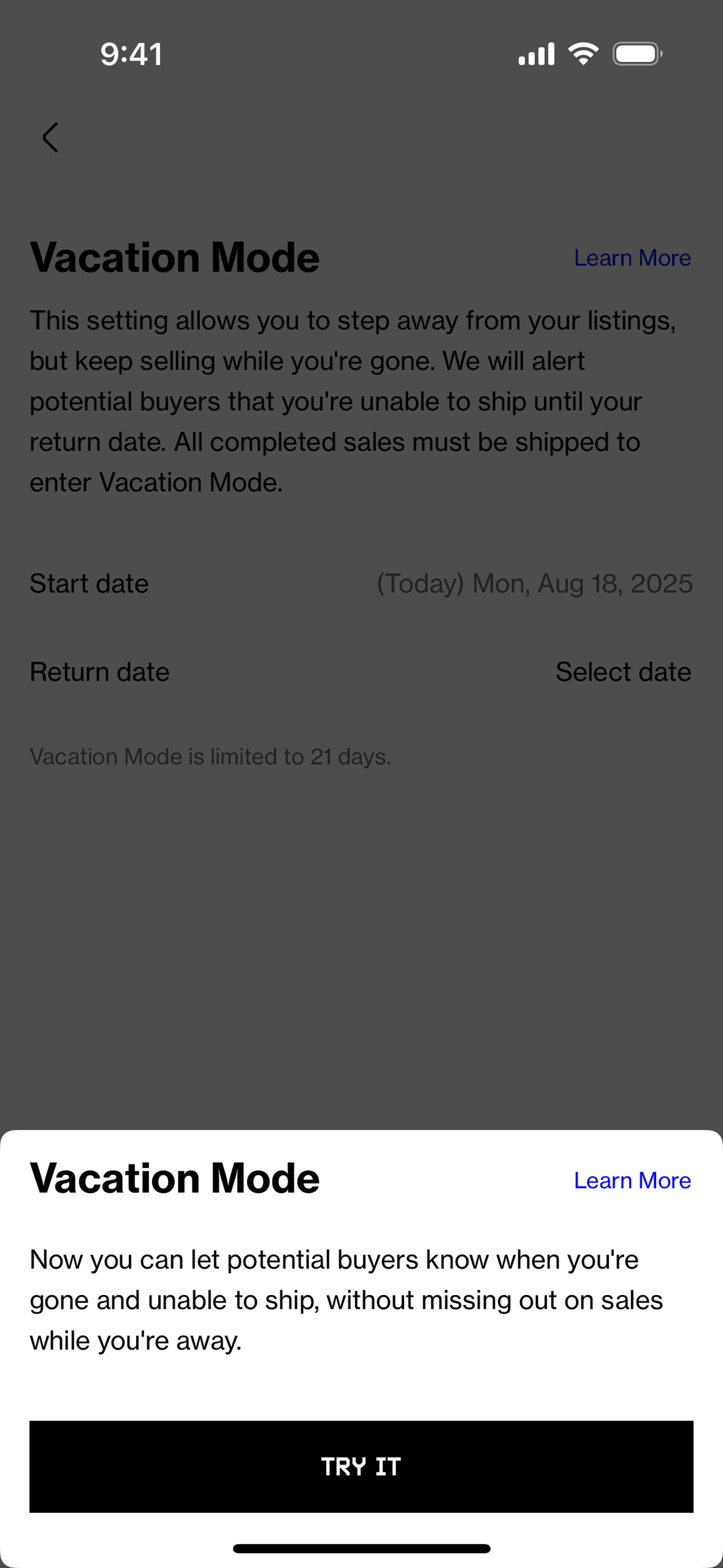 Grailed iOS Shopping interface screenshot 22