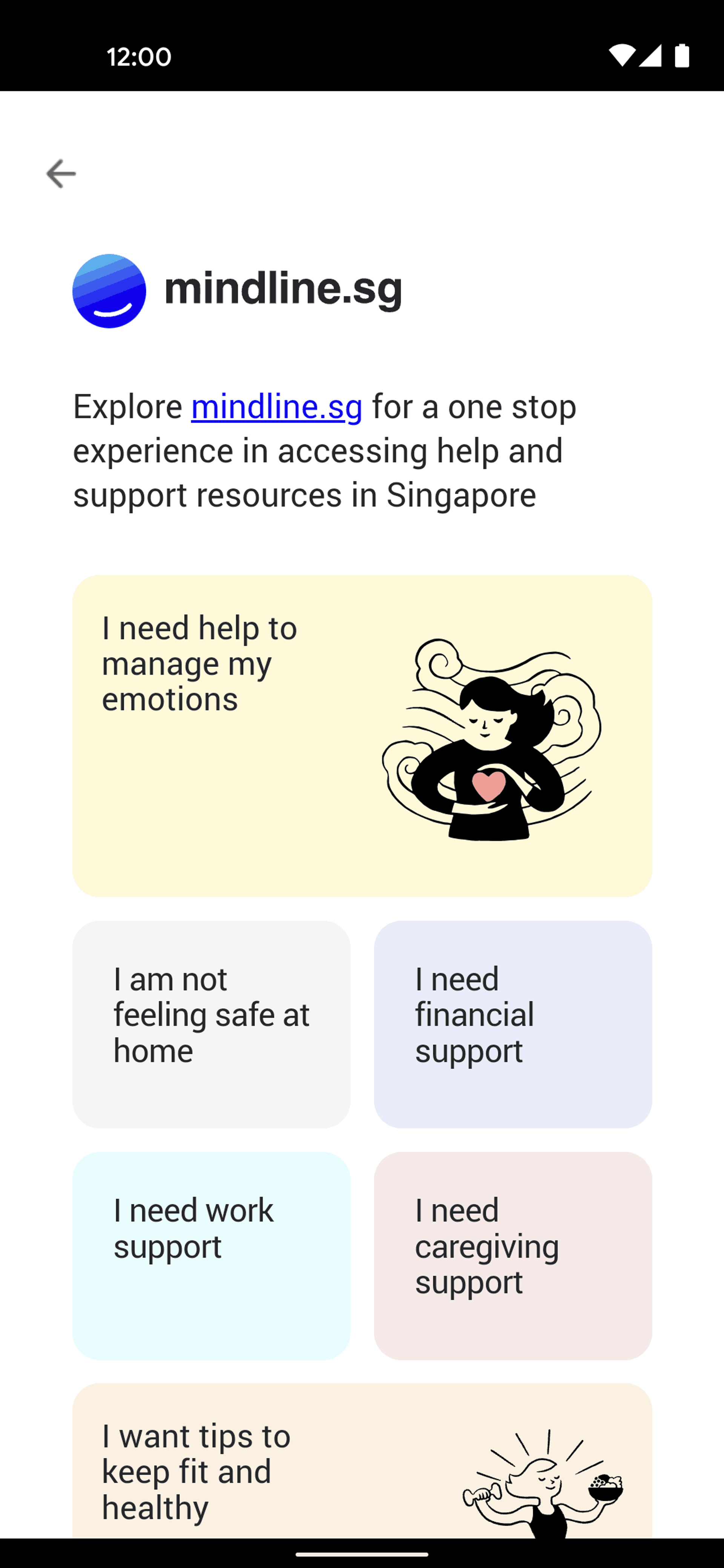 Wysa Android AI interface screenshot 17