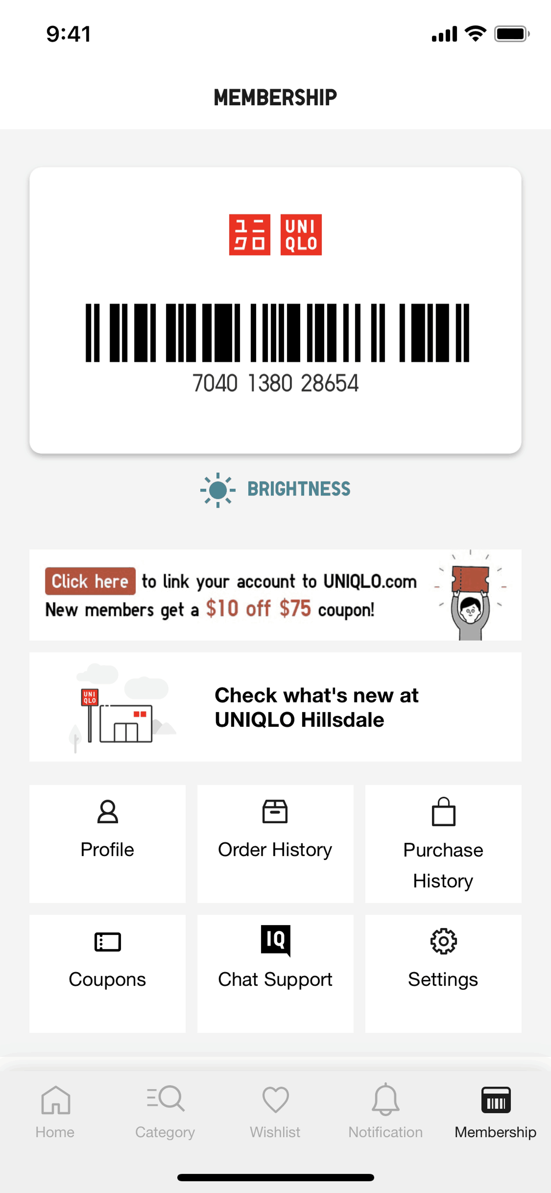 UNIQLO iOS Shopping interface screenshot 19