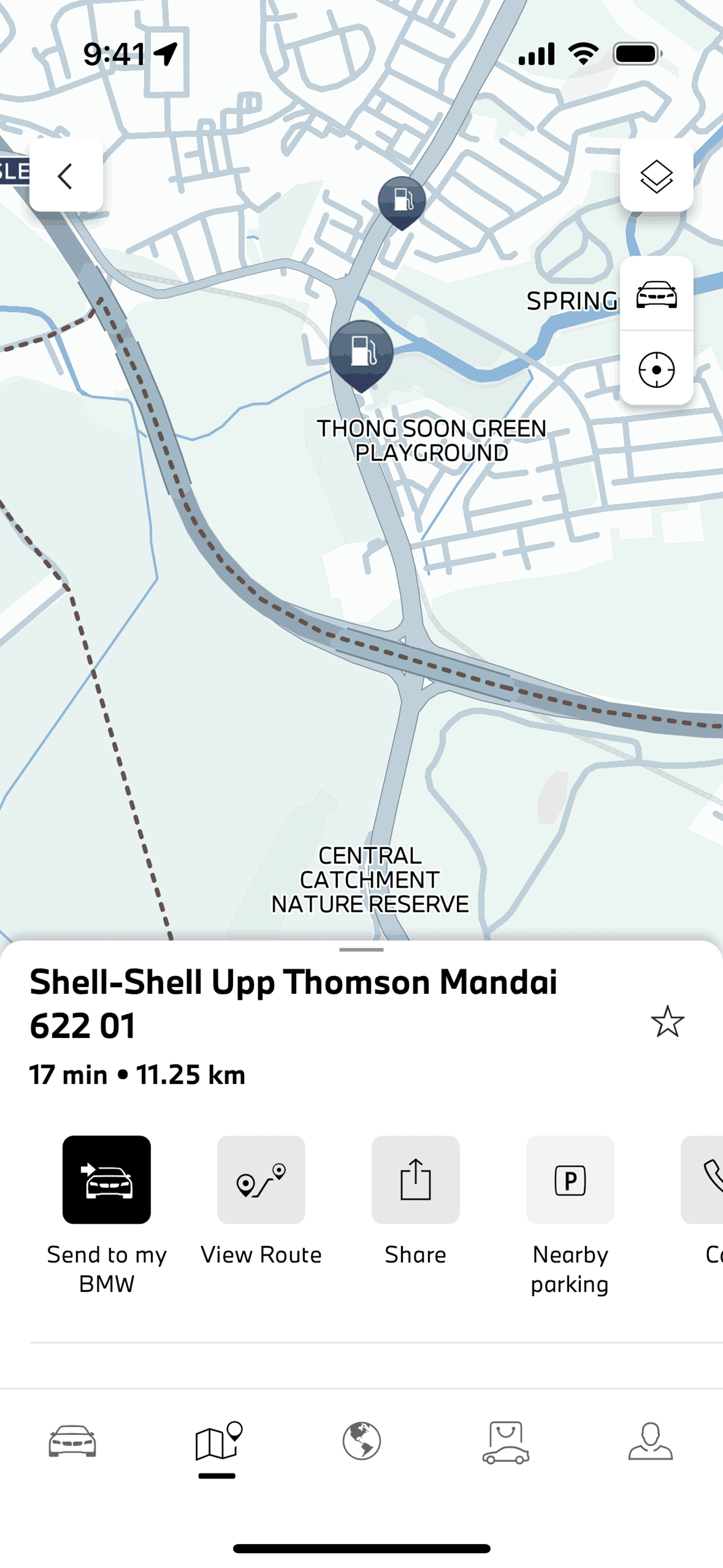 My BMW iOS Travel & Transportation interface screenshot 7