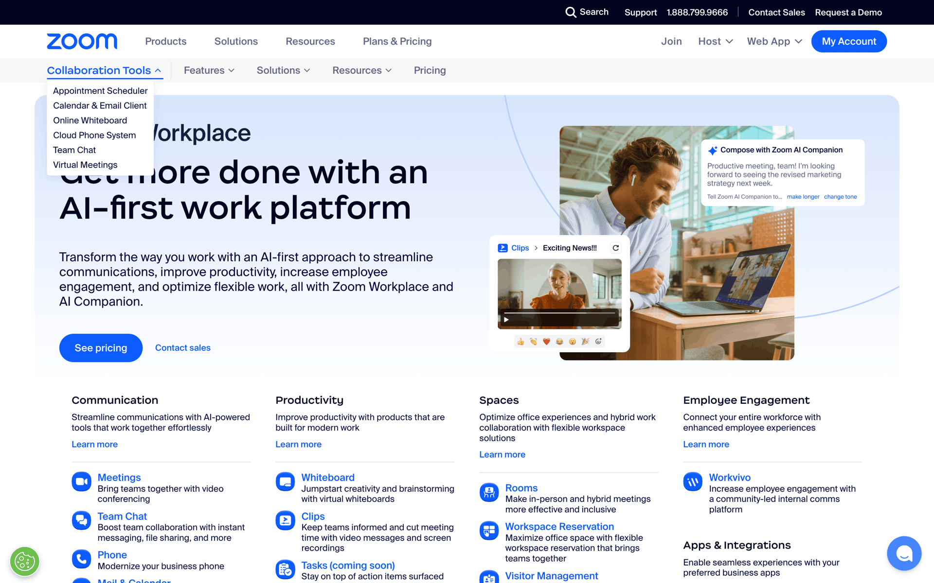 Zoom Web Business interface screenshot 24