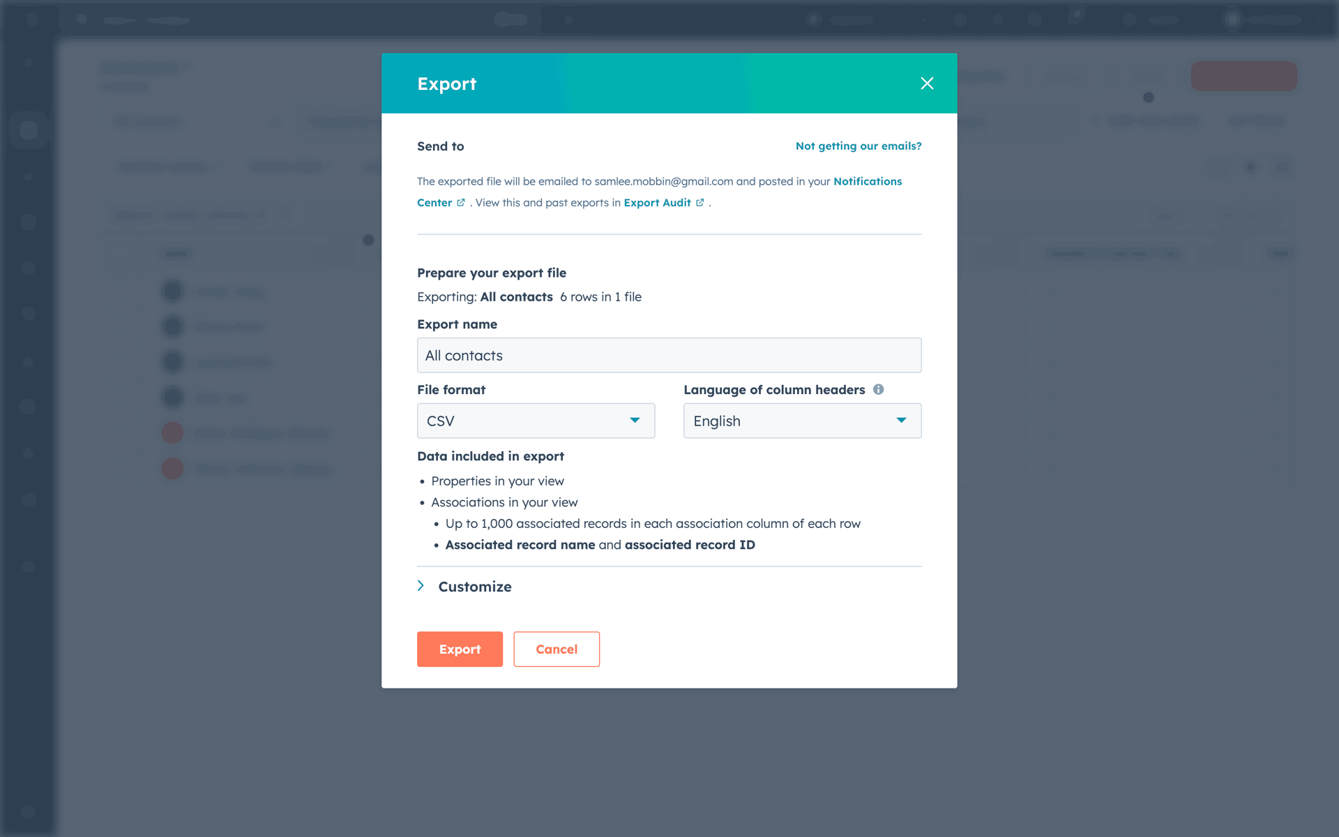 HubSpot Web Business interface screenshot 15
