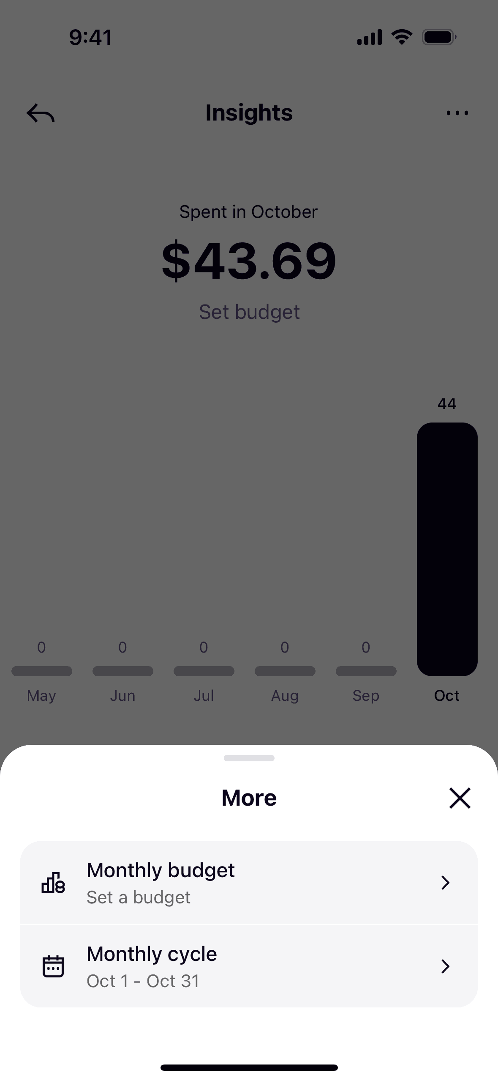 Klarna iOS Finance interface screenshot 14