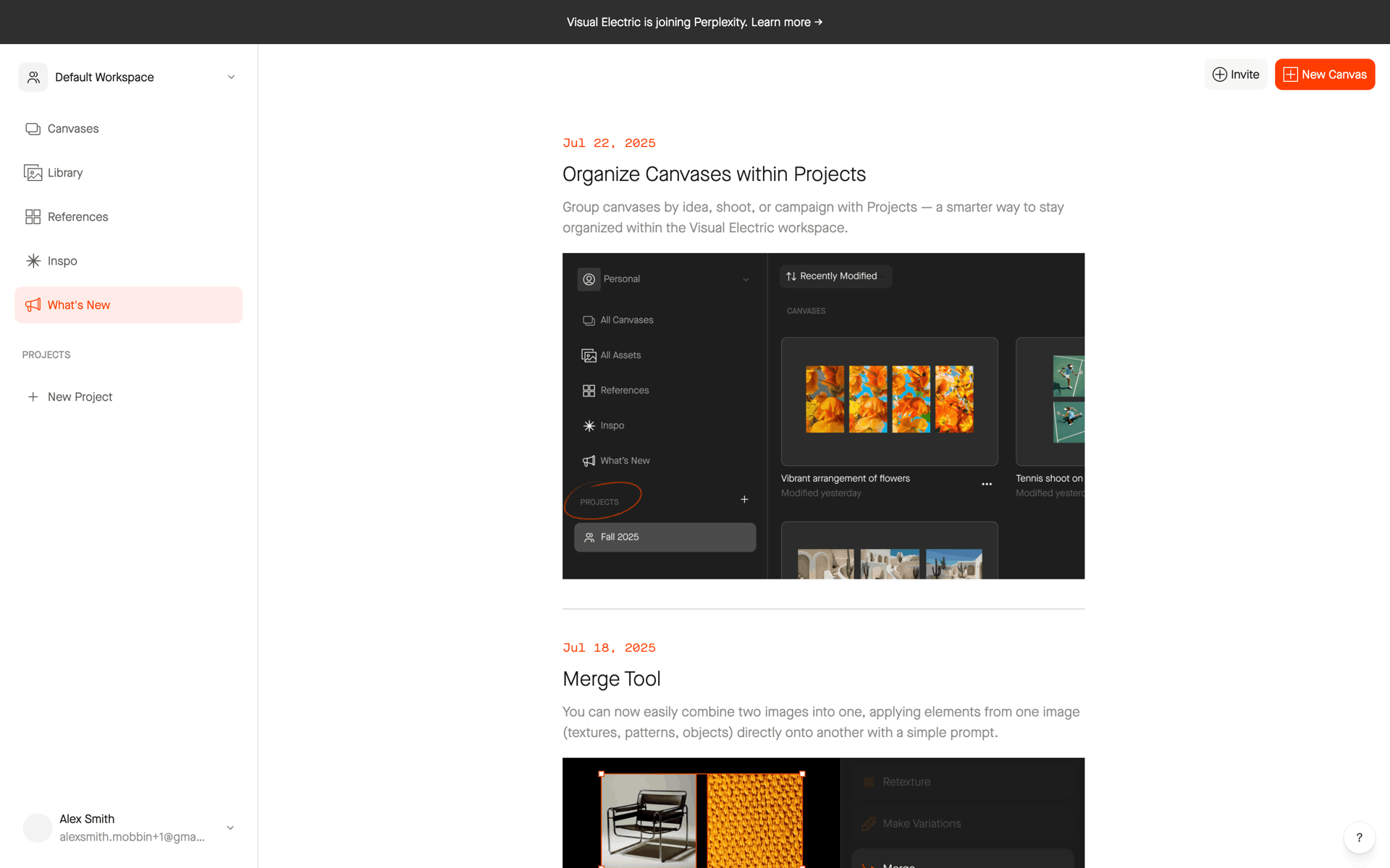 Visual Electric Web AI interface screenshot 23