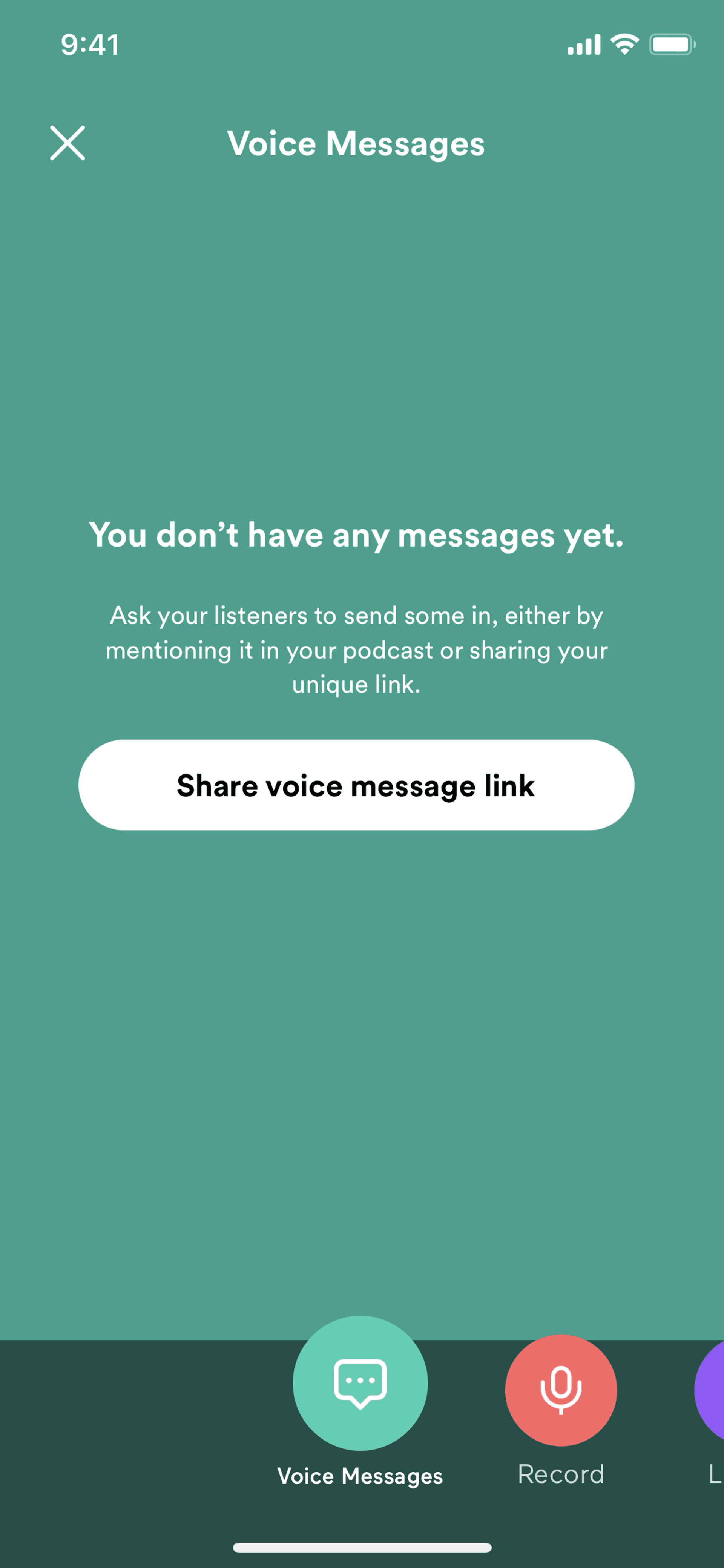 Spotify for Creators iOS Music & Audio interface screenshot 23