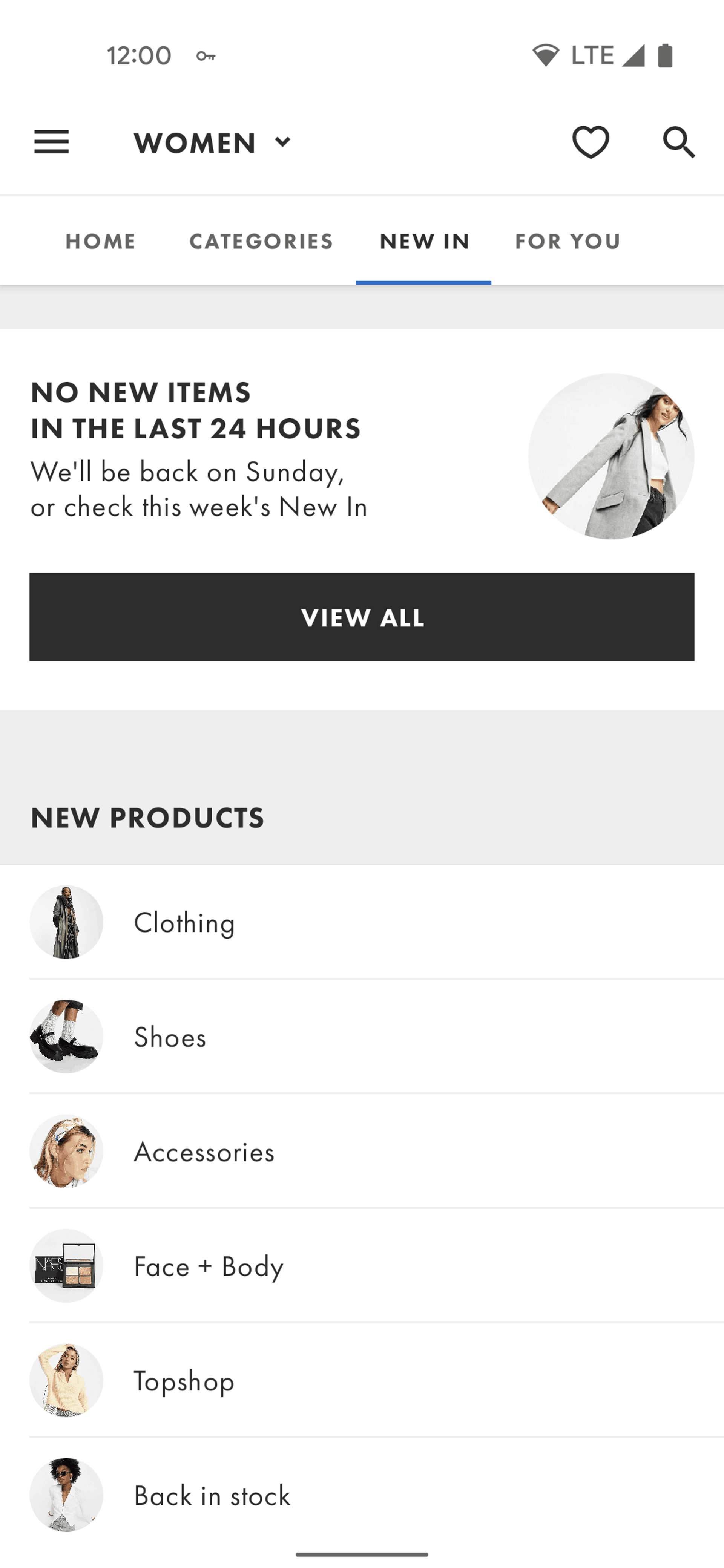 ASOS Android Shopping interface screenshot 10