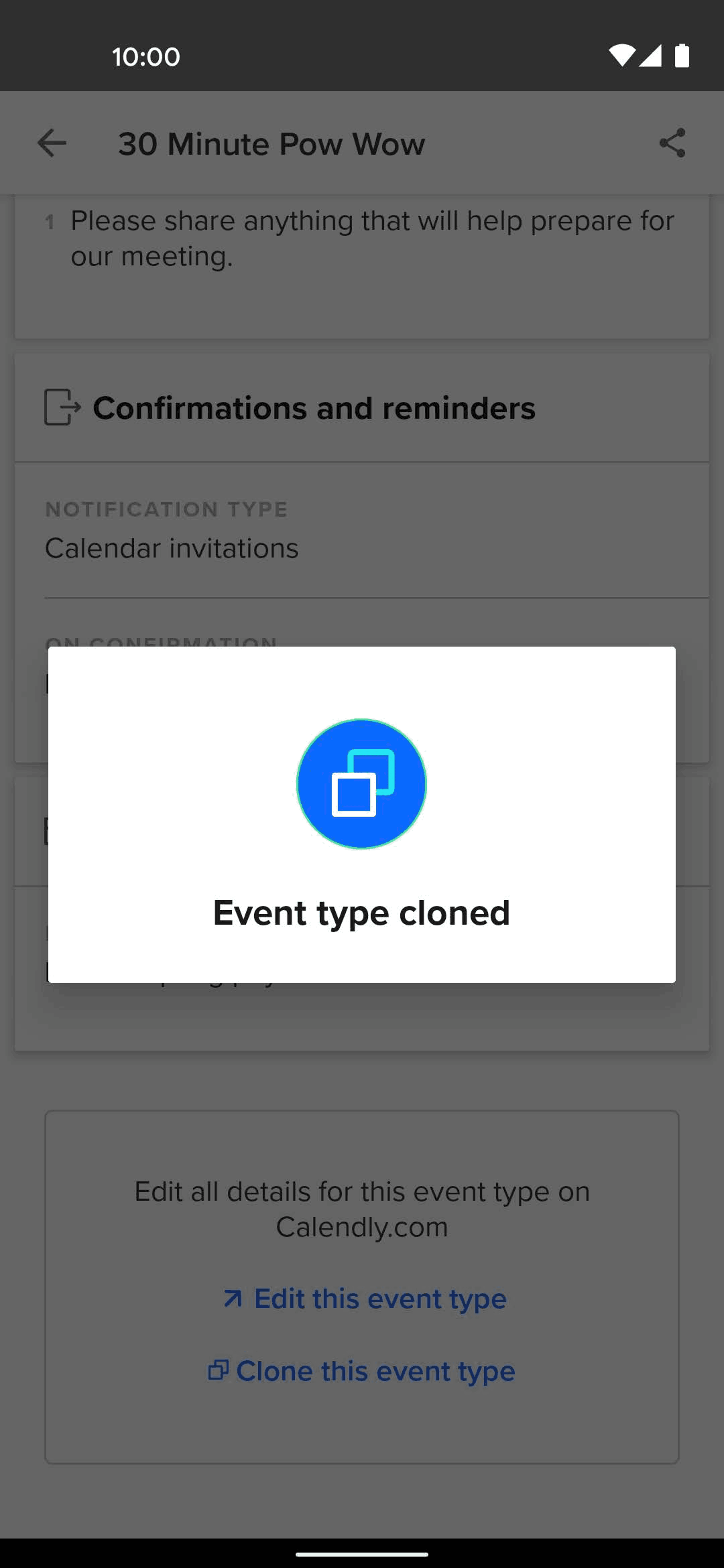 Calendly Android Business interface screenshot 18
