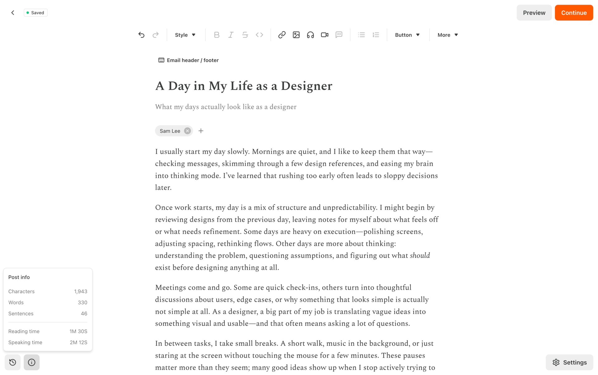 Substack Web News interface screenshot 10