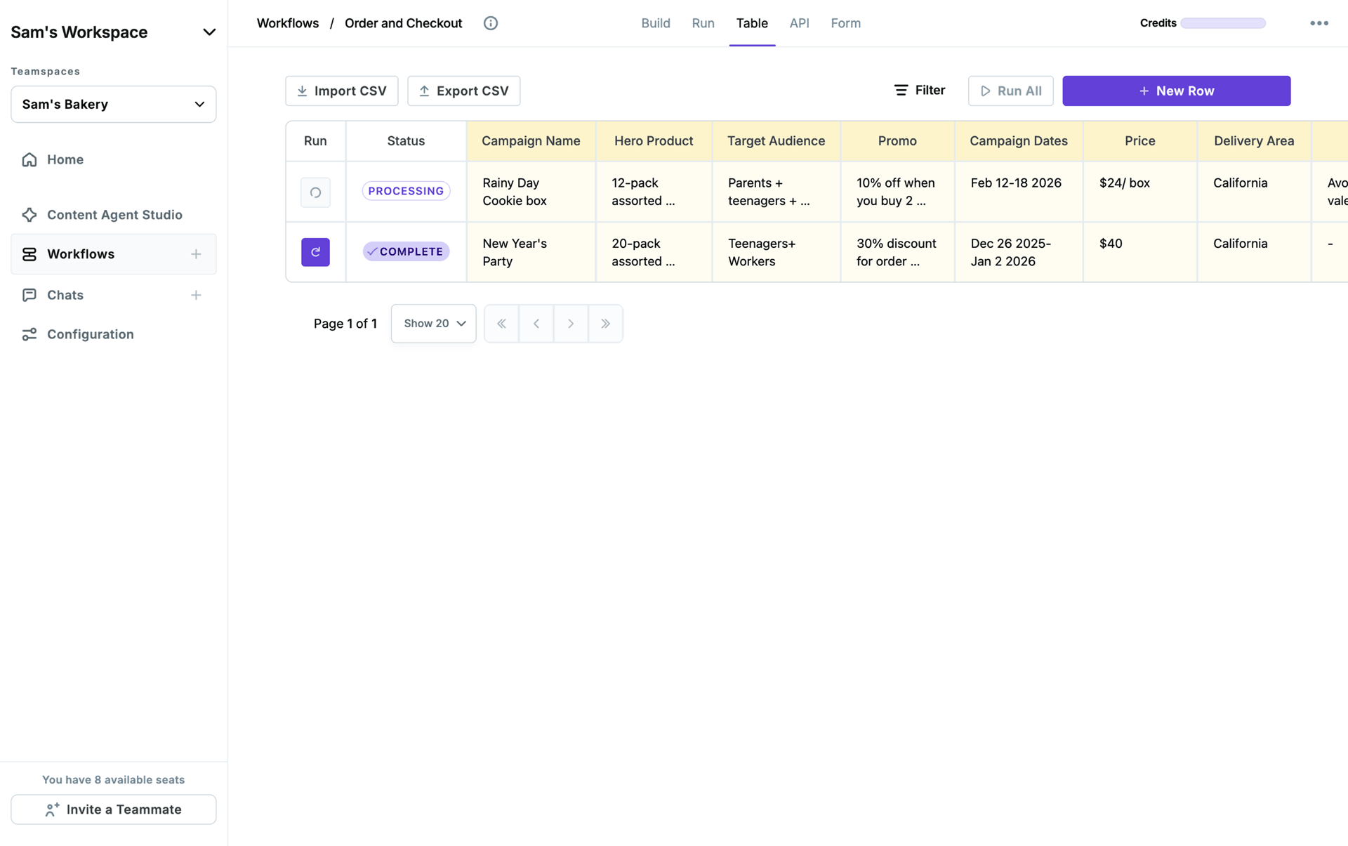 Copy.ai Web AI interface screenshot 3