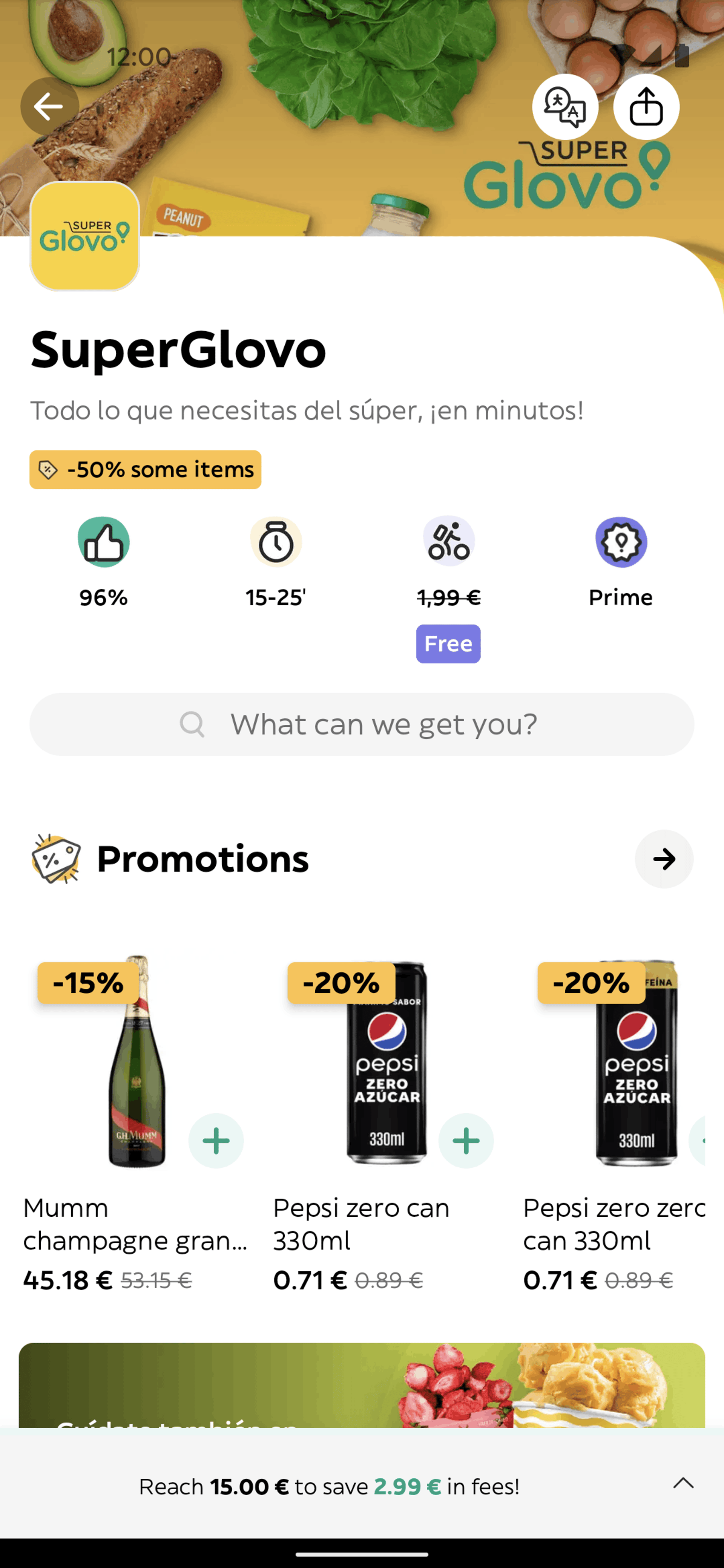 Glovo Android Lifestyle interface screenshot 4