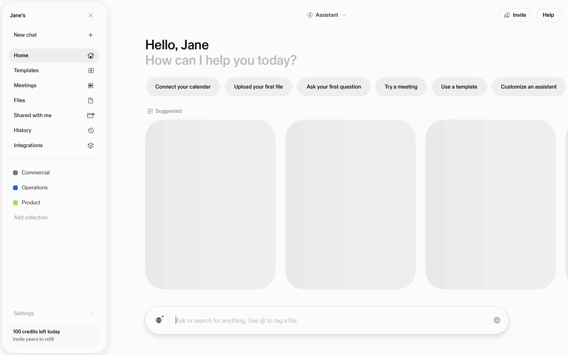 Sana AI Web Business interface screenshot 15