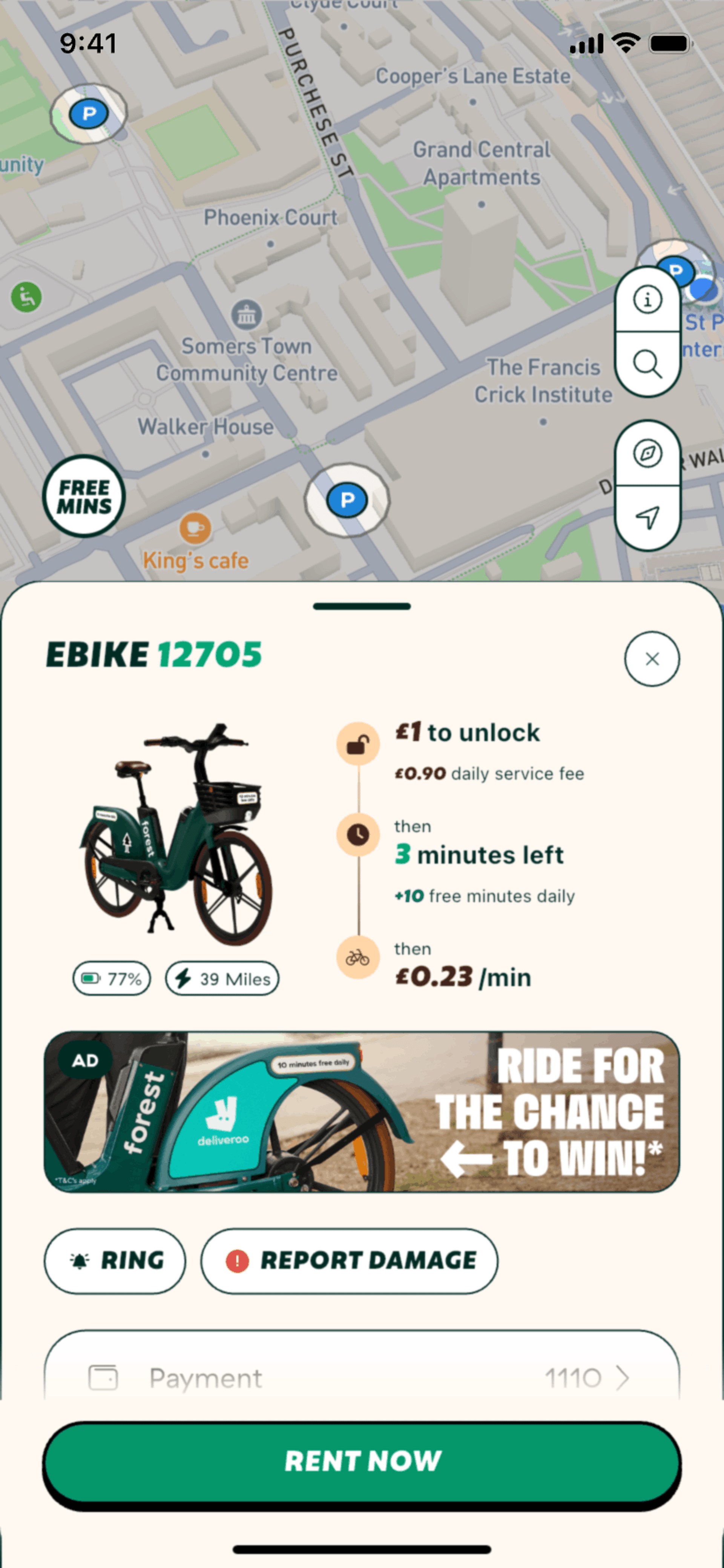 Forest iOS Travel & Transportation interface screenshot 18