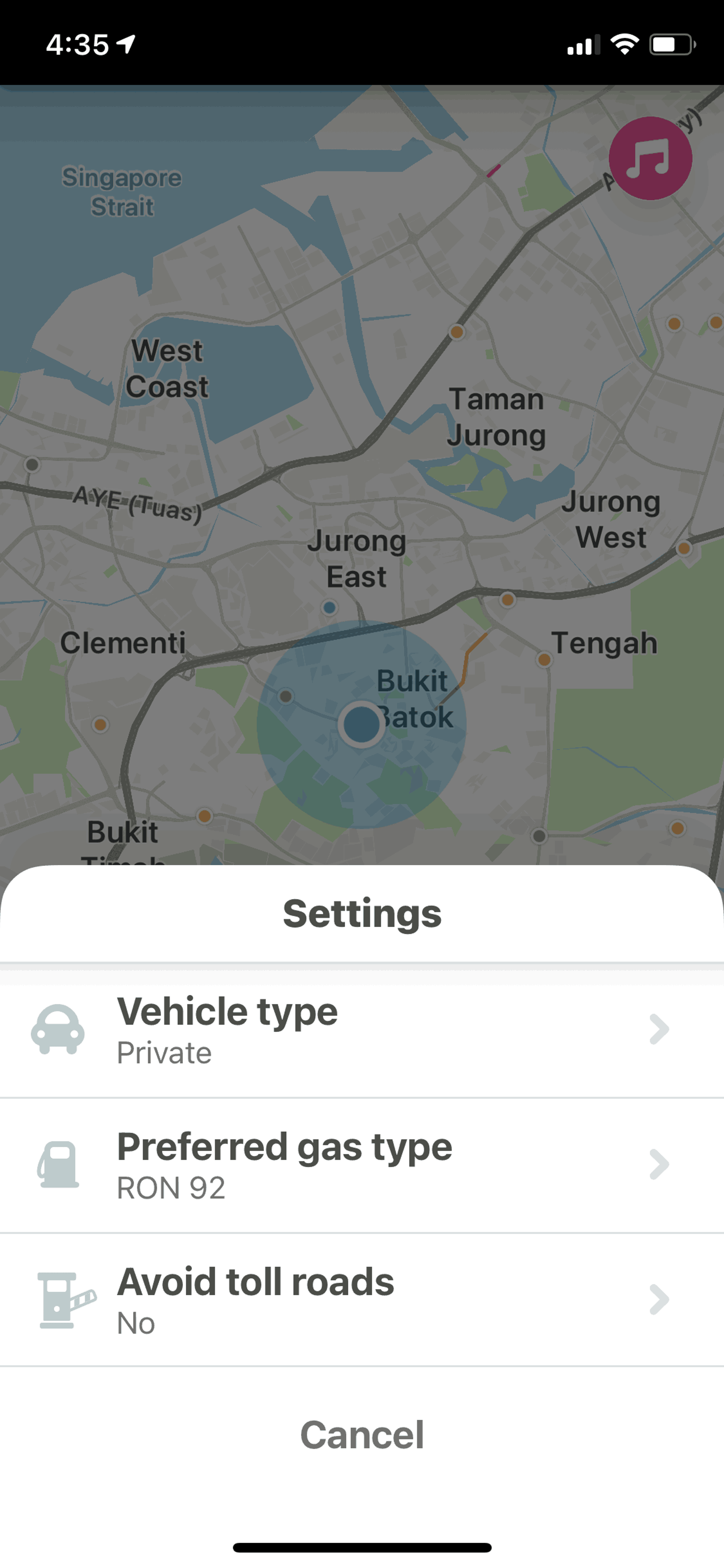 Waze iOS Maps & Navigation interface screenshot 13