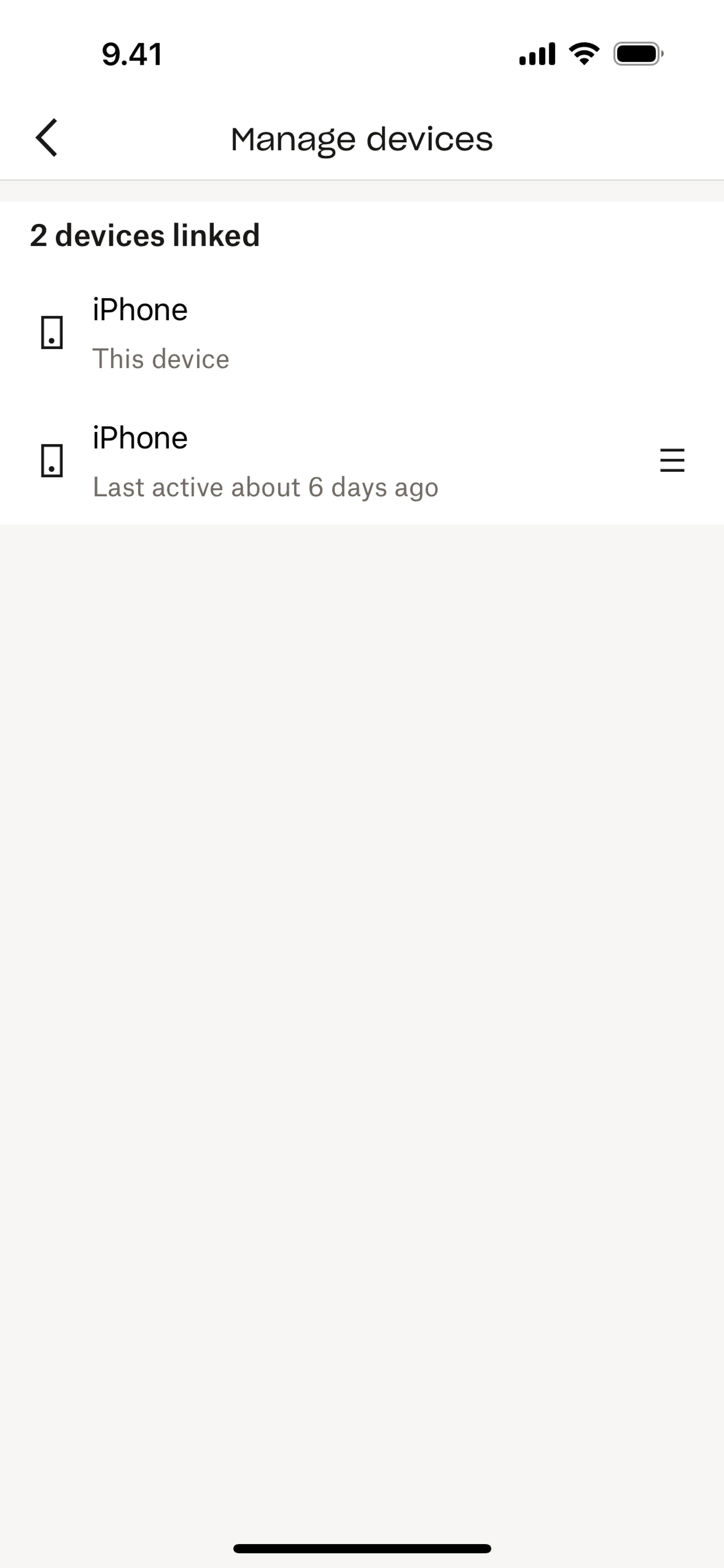 Dropbox iOS Productivity interface screenshot 13