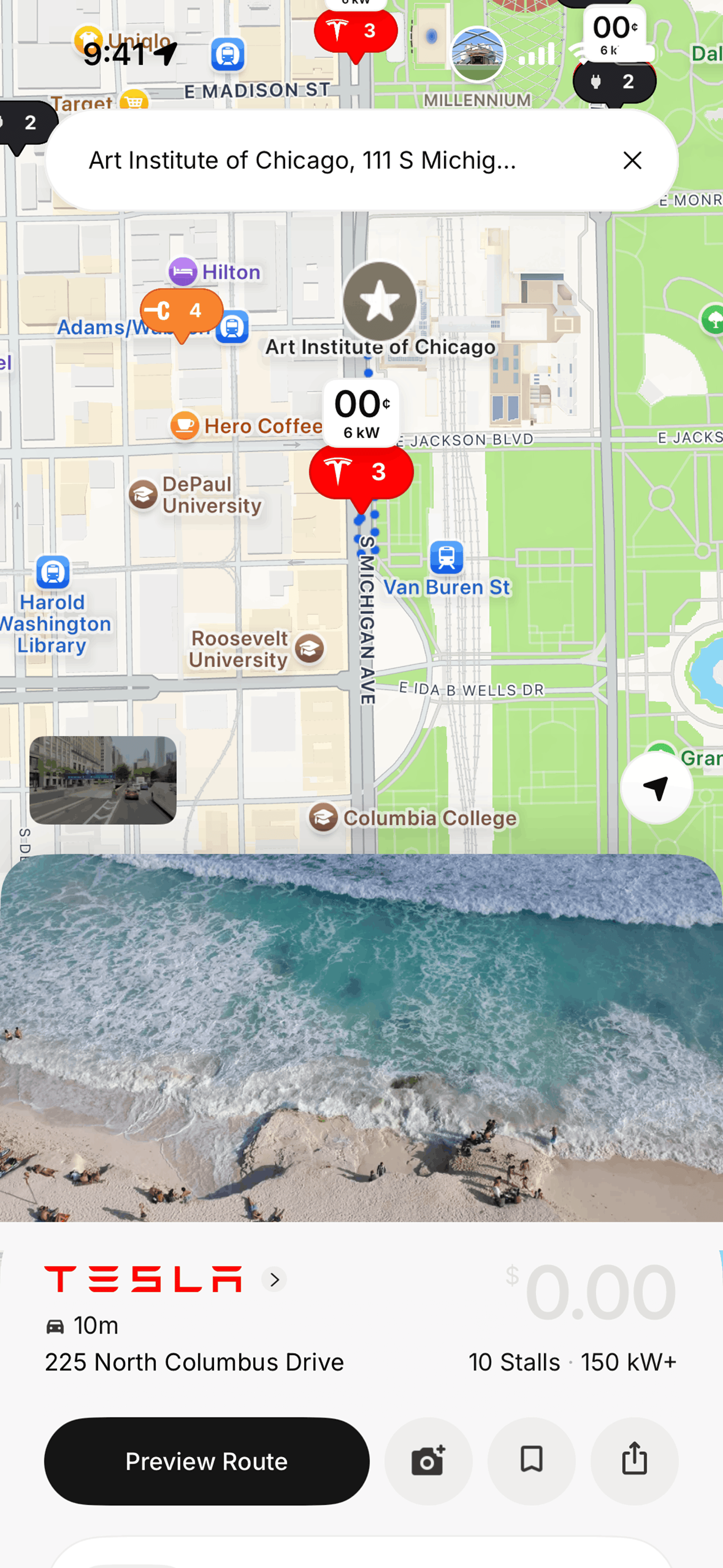 Pangea Charging iOS Maps & Navigation interface screenshot 9