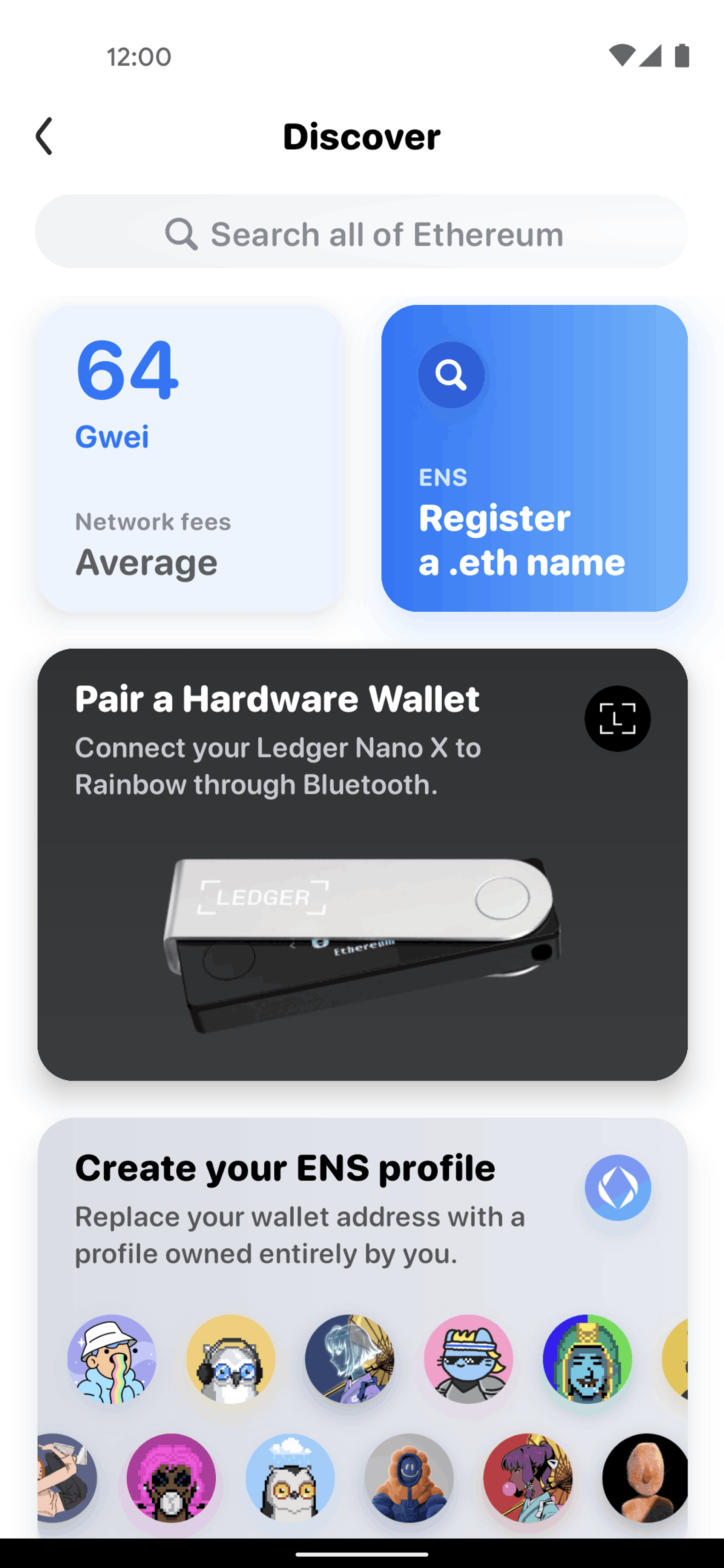Rainbow Android Finance interface screenshot 17