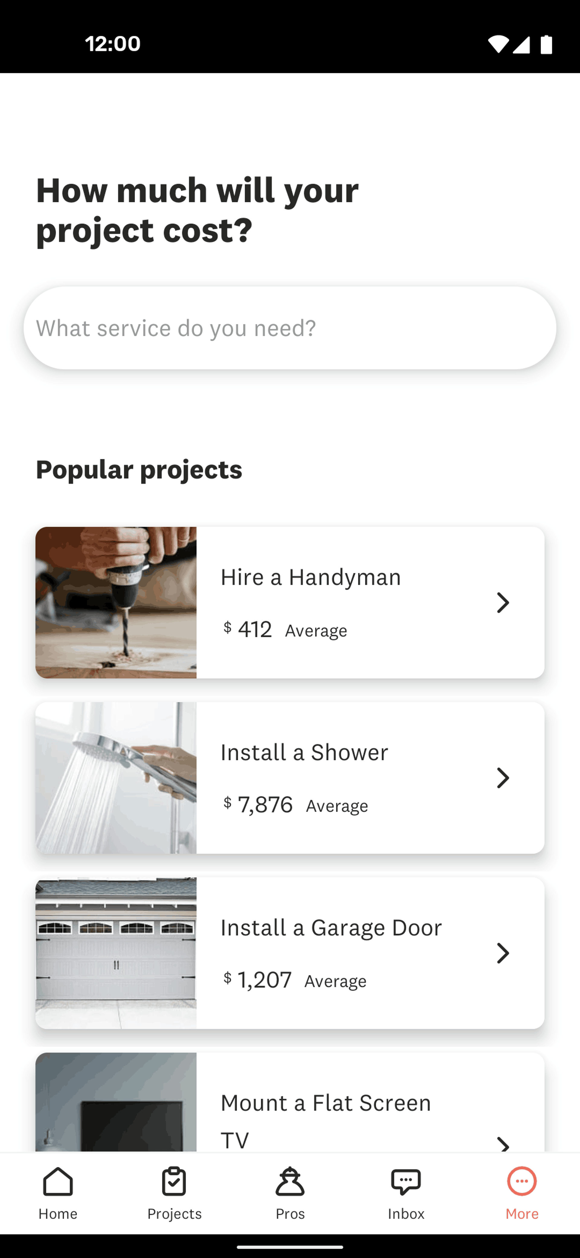 Angi Android Lifestyle interface screenshot 15