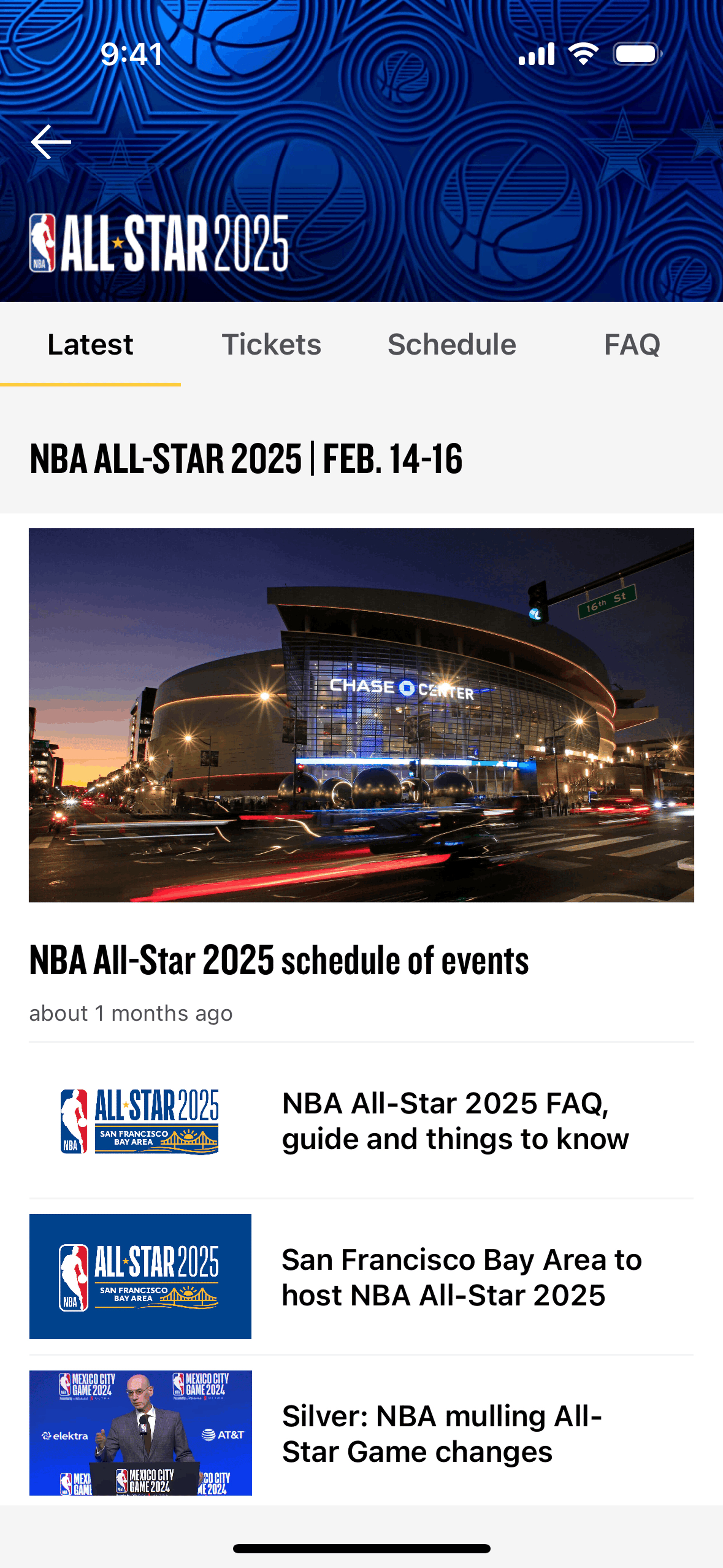 NBA iOS Sports interface screenshot 19